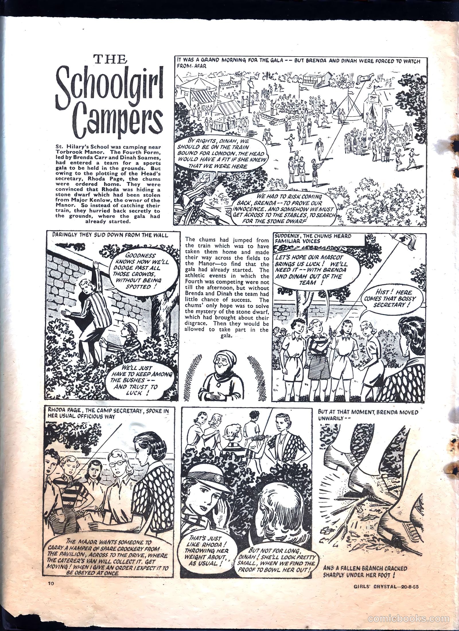 Girls' Crystal #1035 (1955) — page 10 of 20