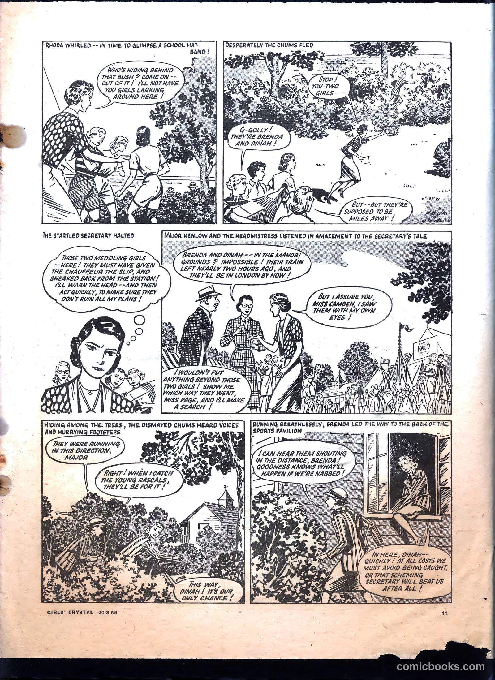 Girls' Crystal #1035 (1955) — page 11 of 20