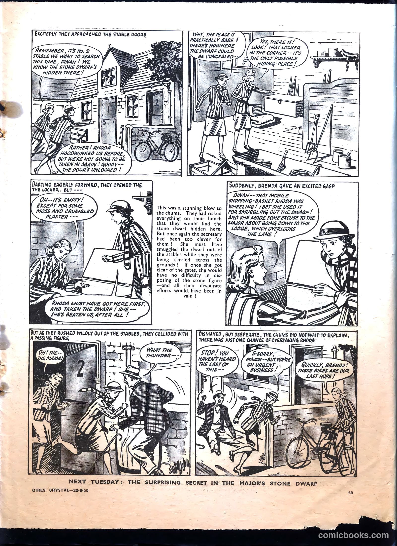 Girls' Crystal #1035 (1955) — page 13 of 20