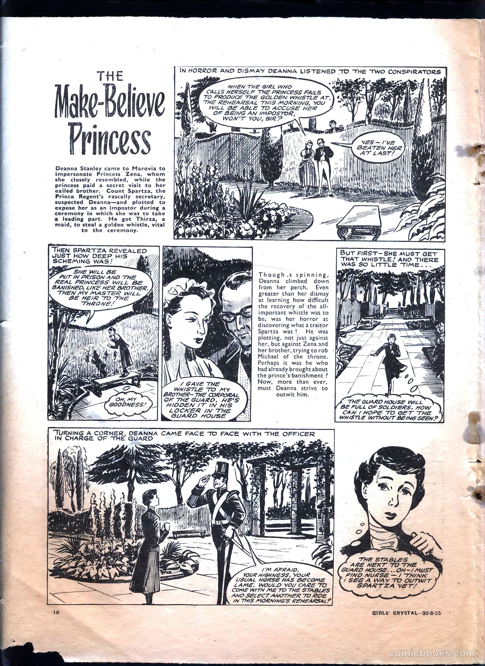 Girls' Crystal #1035 (1955) — page 16 of 20