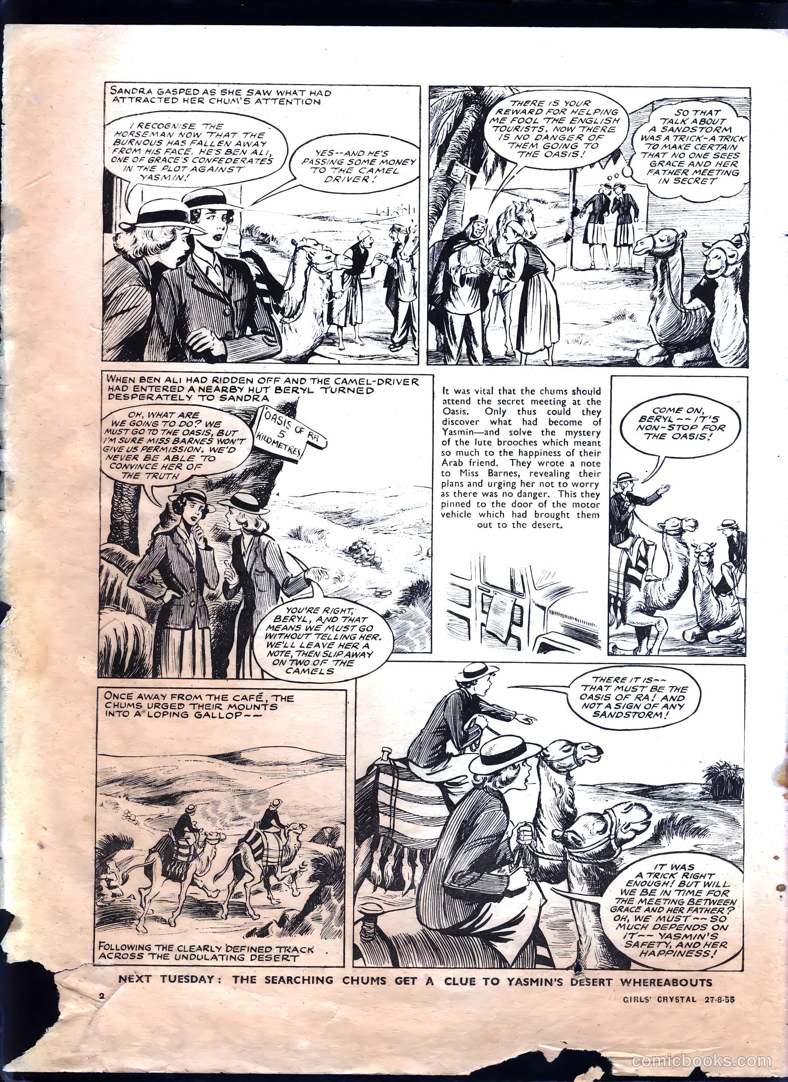 Girls' Crystal #1036 (1955) — page 2 of 20