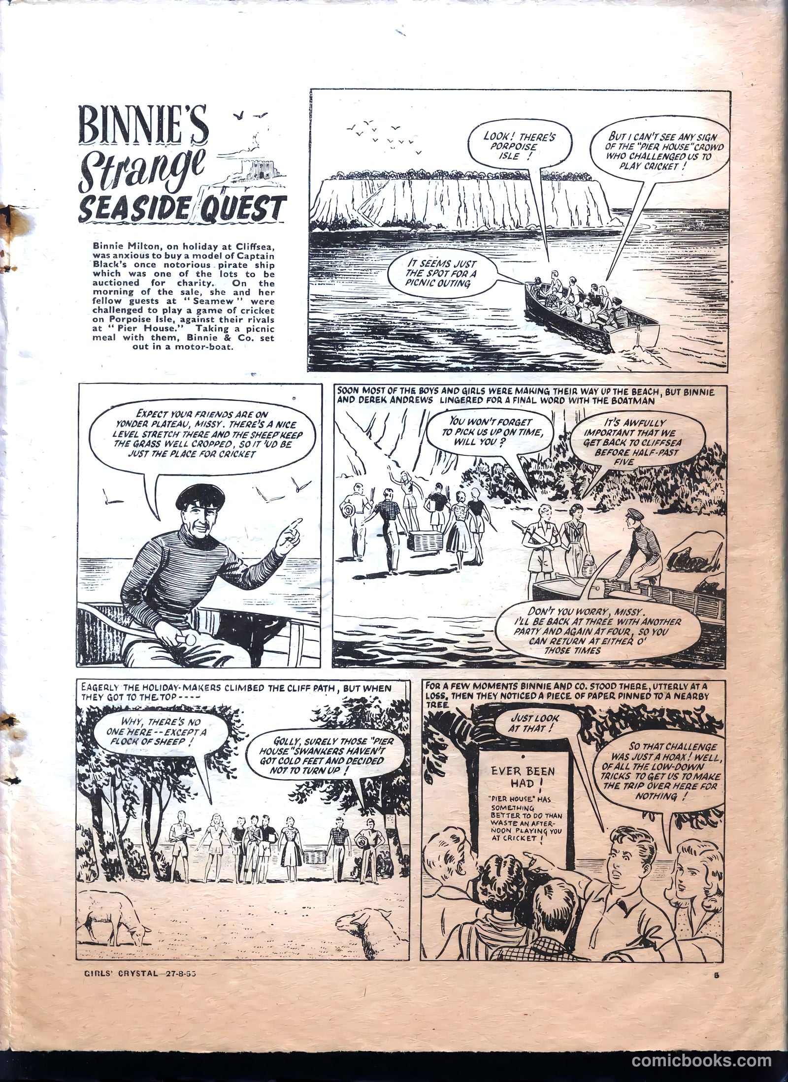 Girls' Crystal #1036 (1955) — page 5 of 20