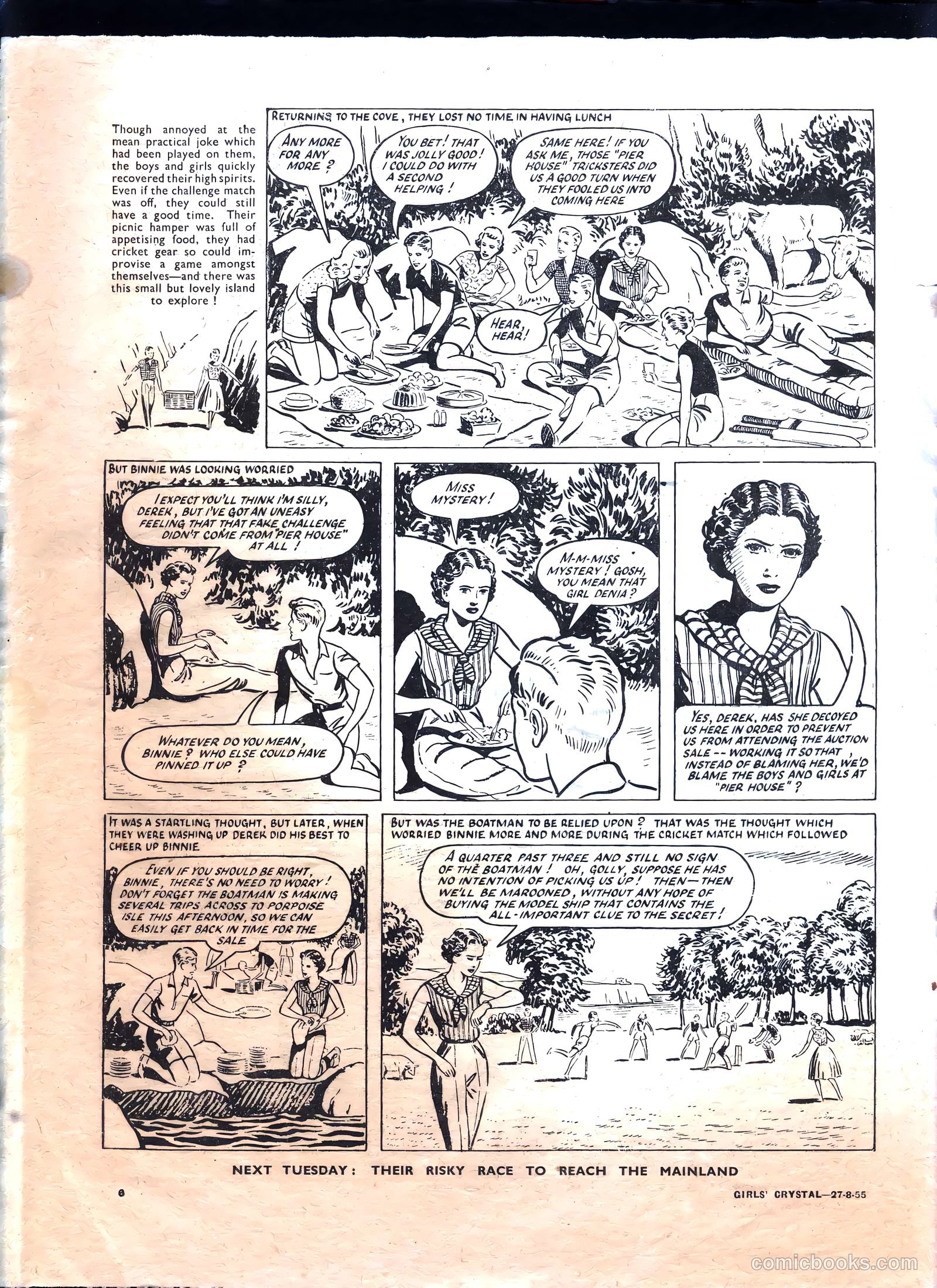 Girls' Crystal #1036 (1955) — page 6 of 20