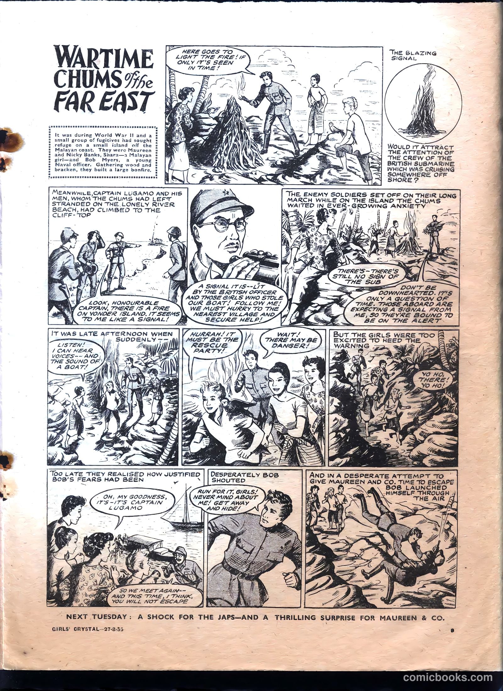 Girls' Crystal #1036 (1955) — page 9 of 20