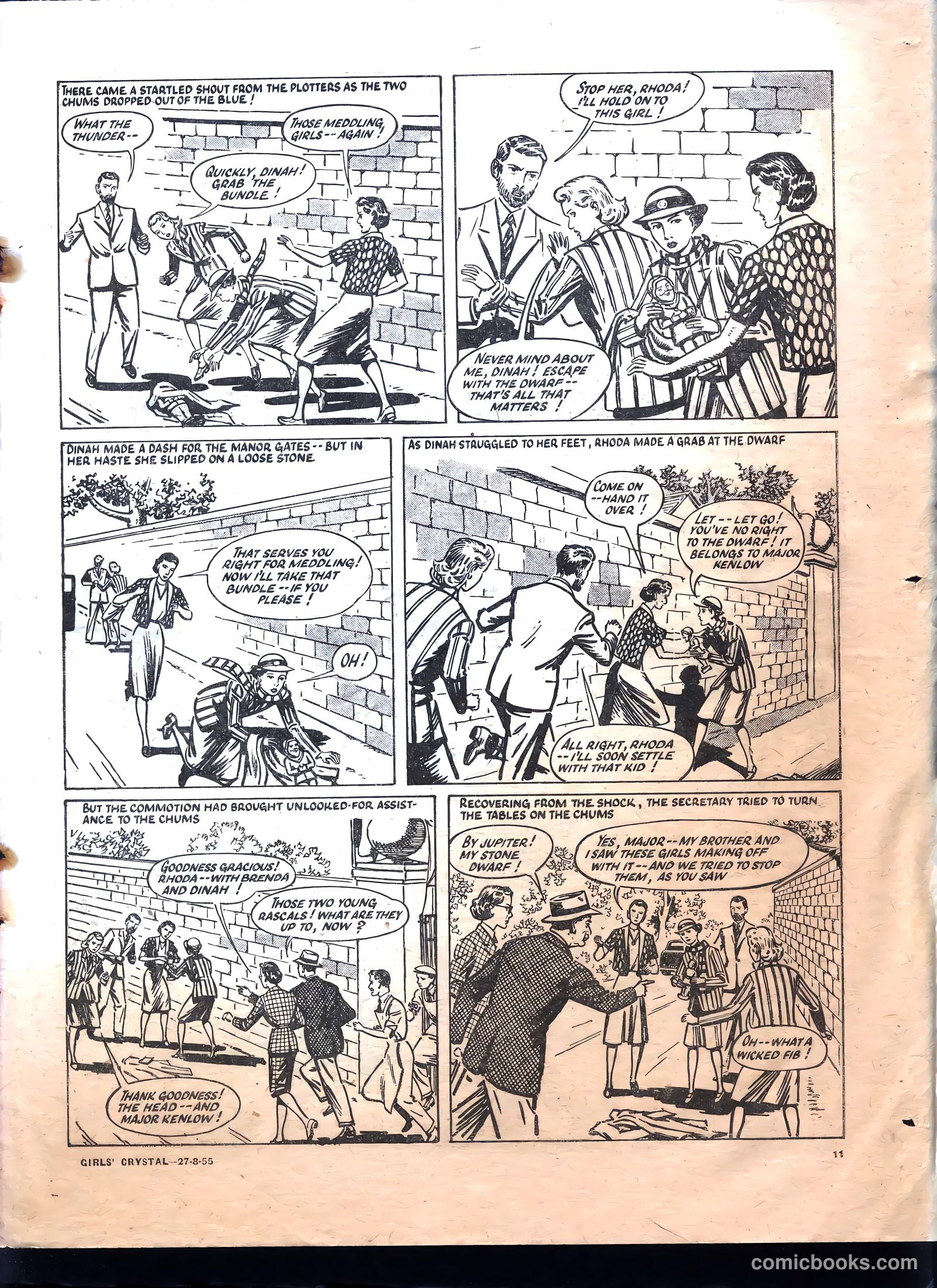 Girls' Crystal #1036 (1955) — page 11 of 20