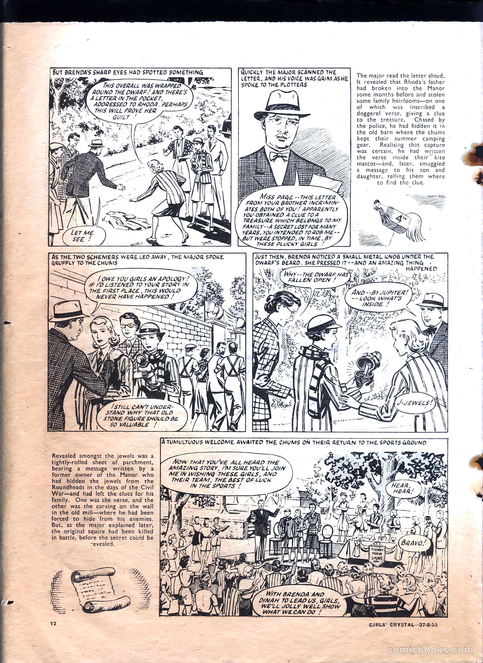 Girls' Crystal #1036 (1955) — page 12 of 20