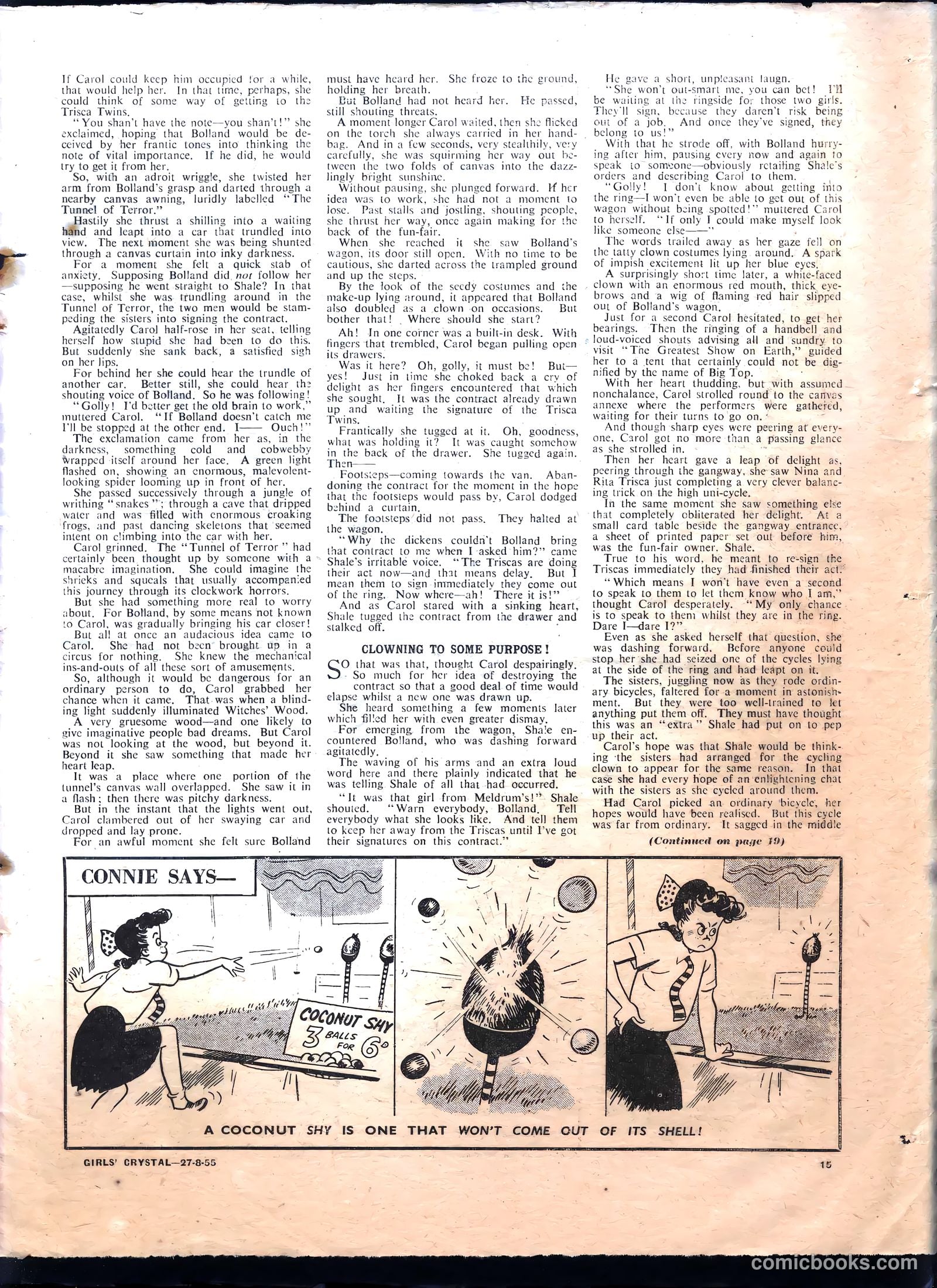 Girls' Crystal #1036 (1955) — page 15 of 20