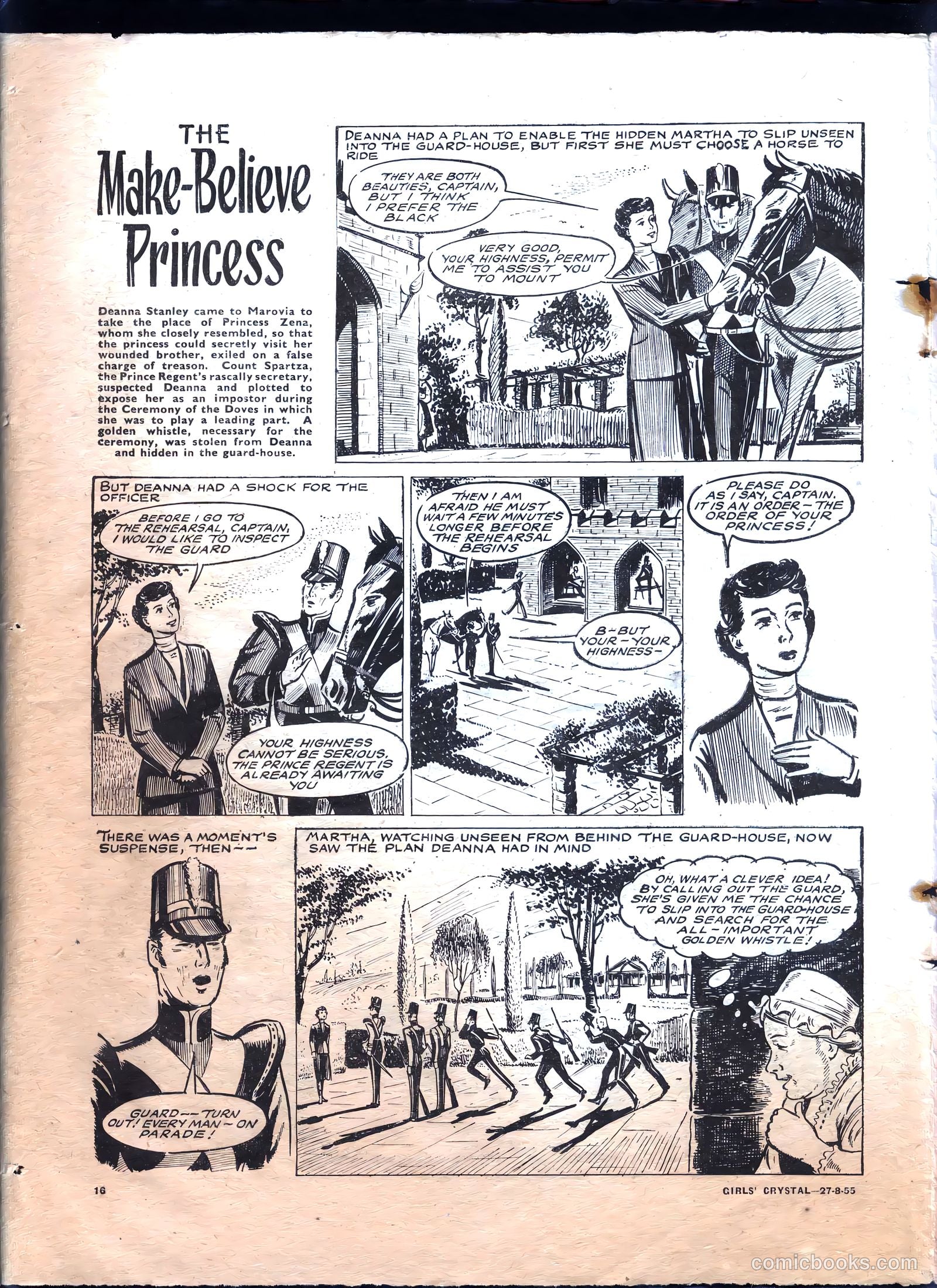 Girls' Crystal #1036 (1955) — page 16 of 20