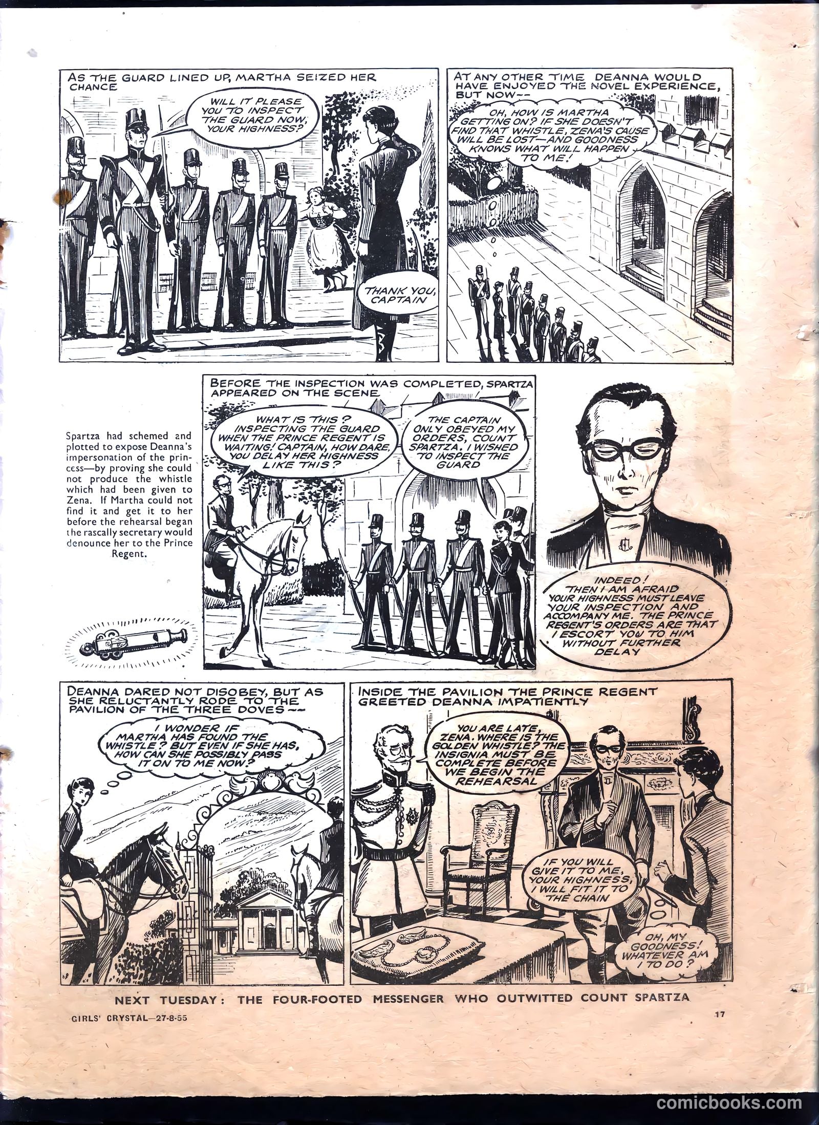 Girls' Crystal #1036 (1955) — page 17 of 20