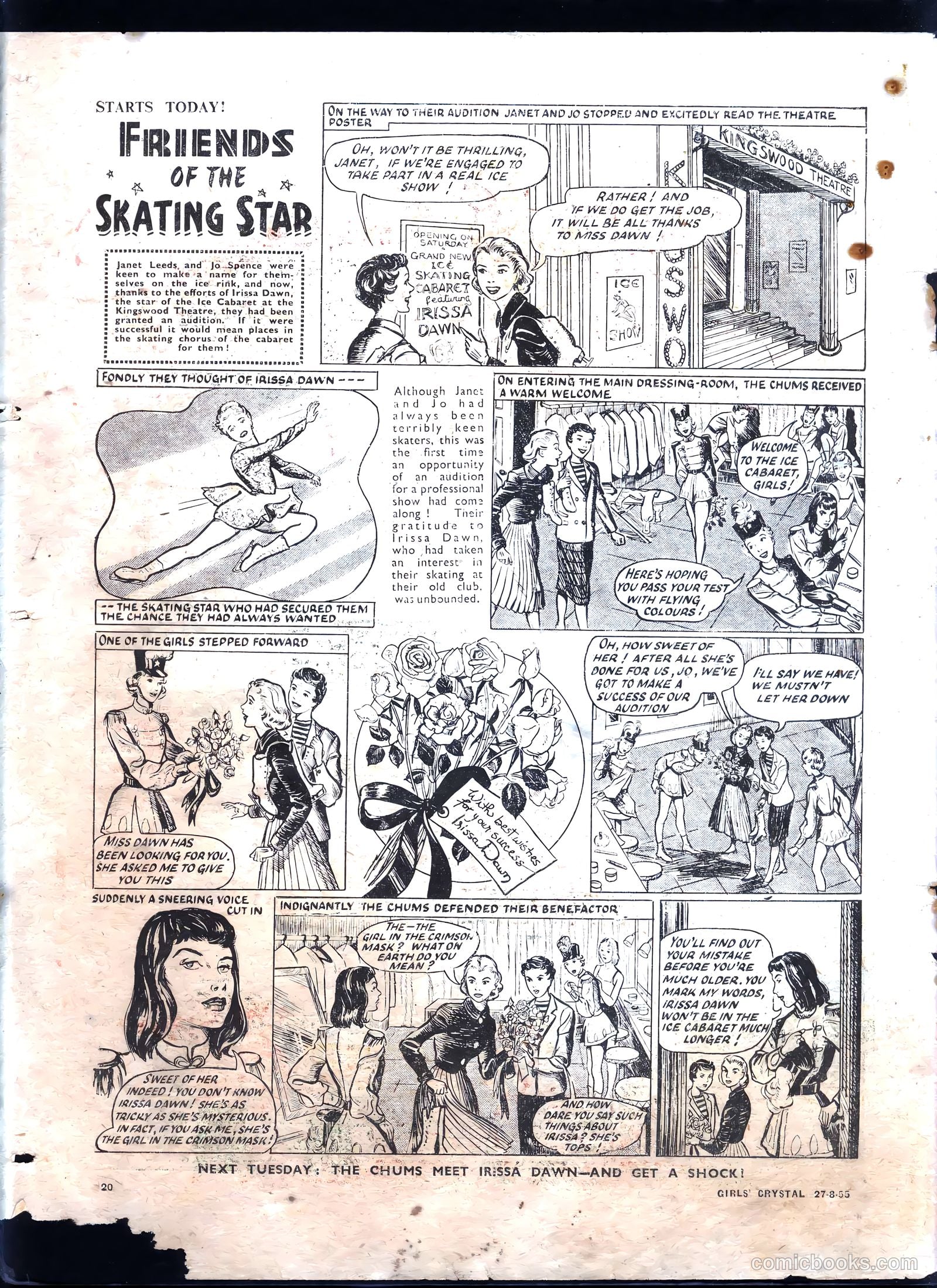 Girls' Crystal #1036 (1955) — page 20 of 20