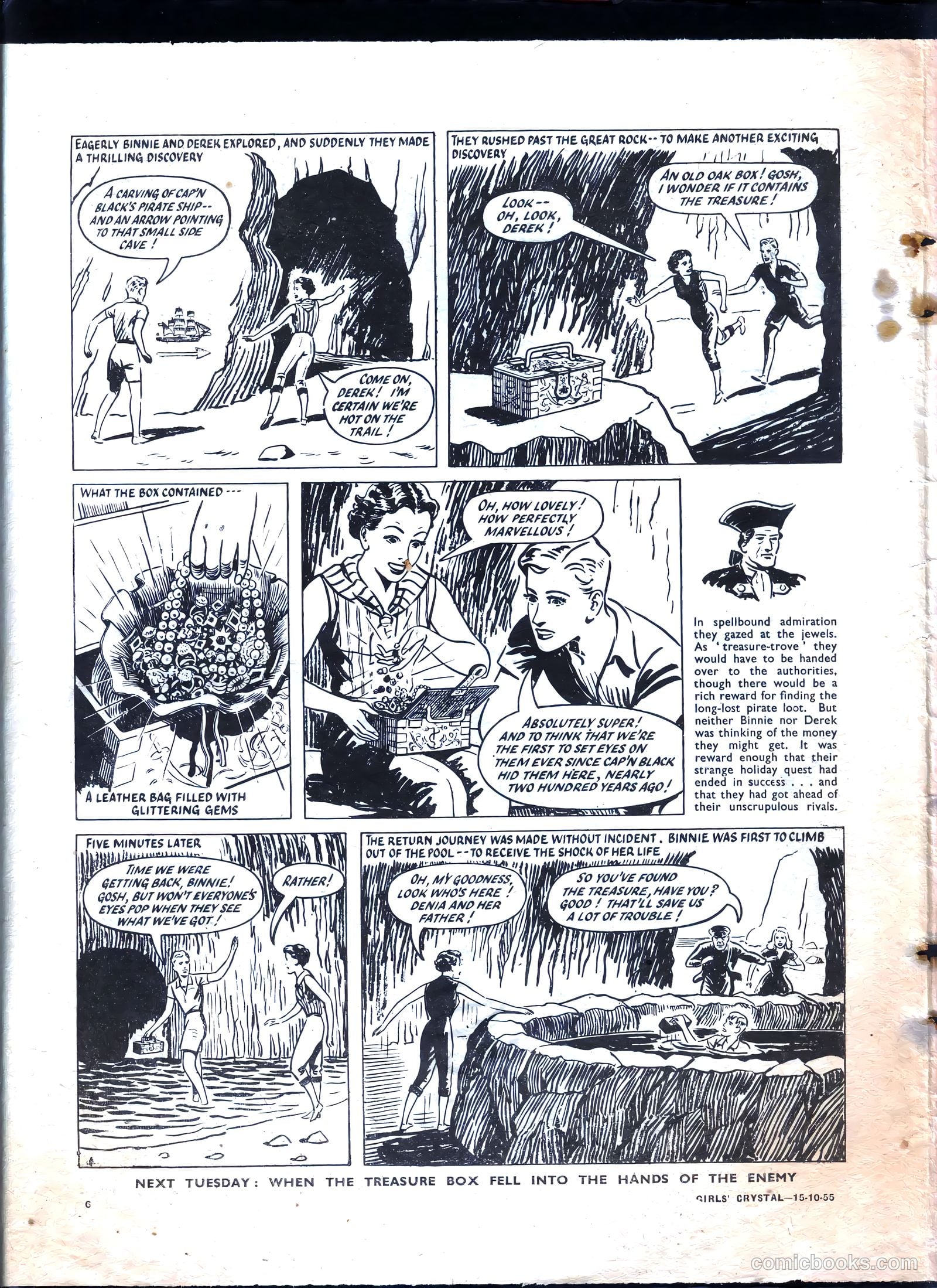 Girls' Crystal #1043 (1955) — page 6 of 20