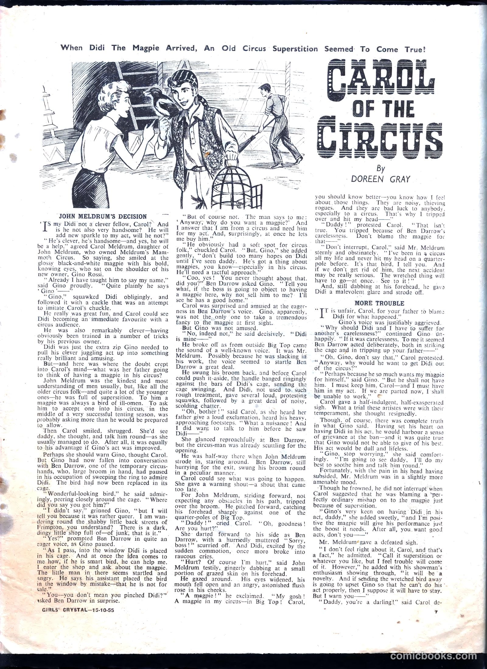 Girls' Crystal #1043 (1955) — page 7 of 20