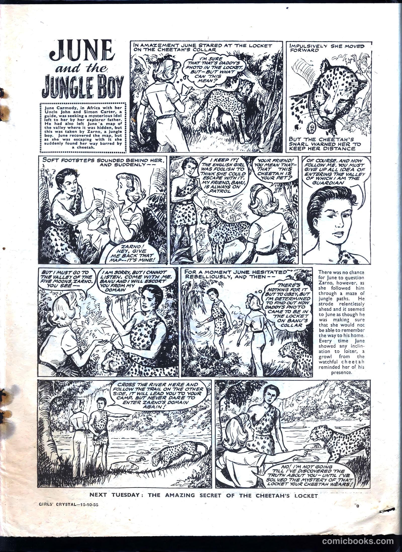 Girls' Crystal #1043 (1955) — page 9 of 20