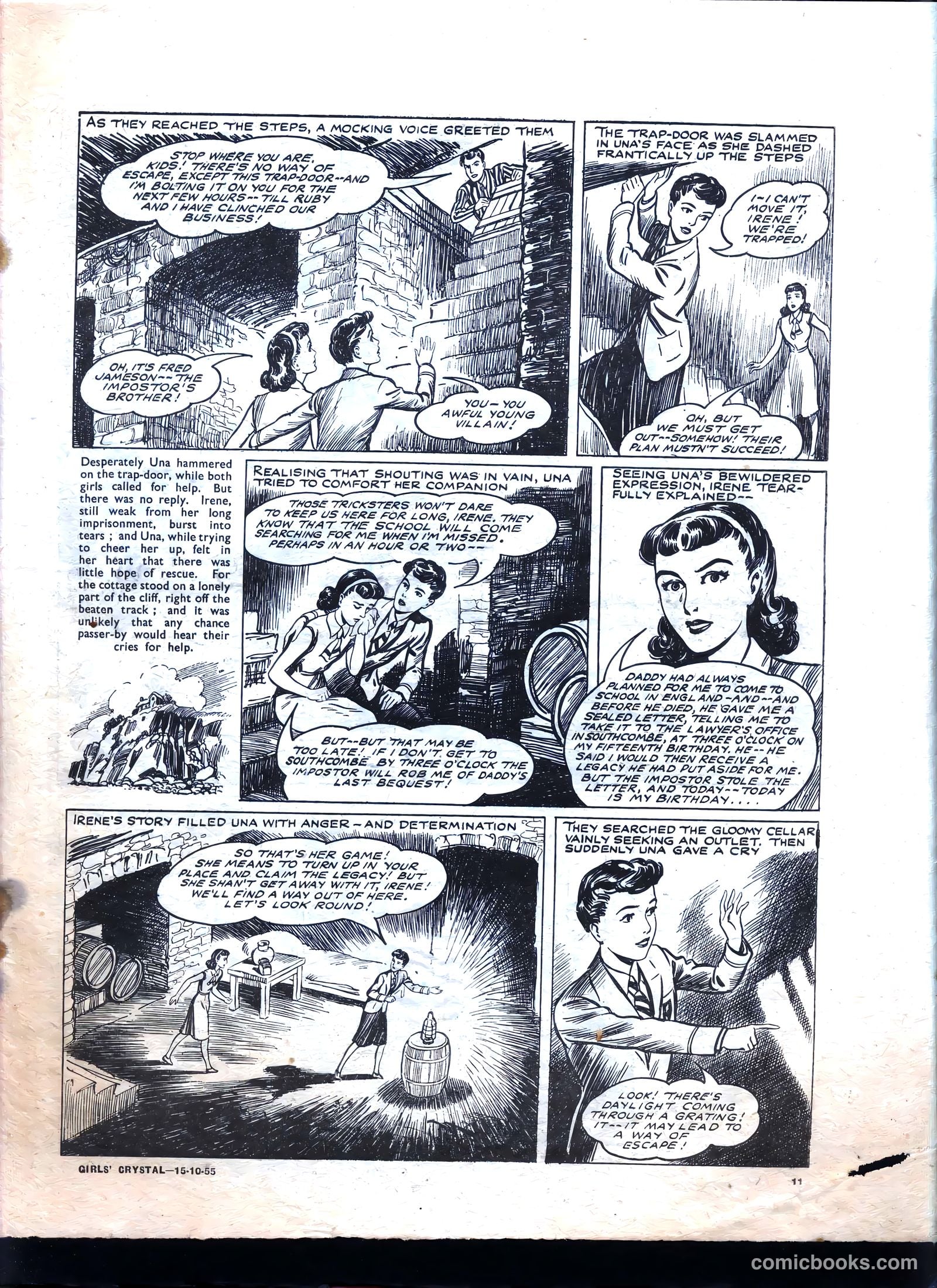 Girls' Crystal #1043 (1955) — page 11 of 20
