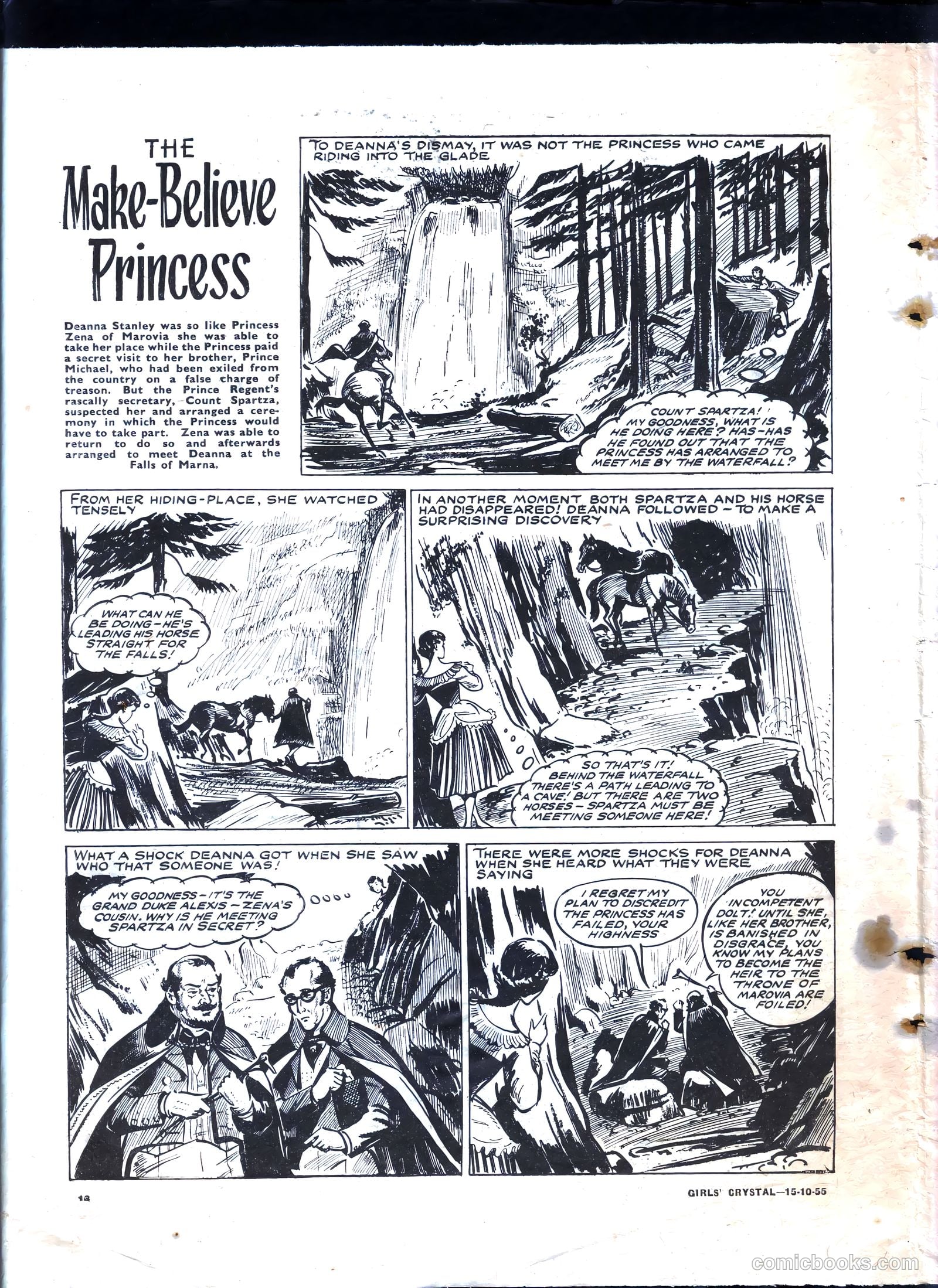 Girls' Crystal #1043 (1955) — page 16 of 20