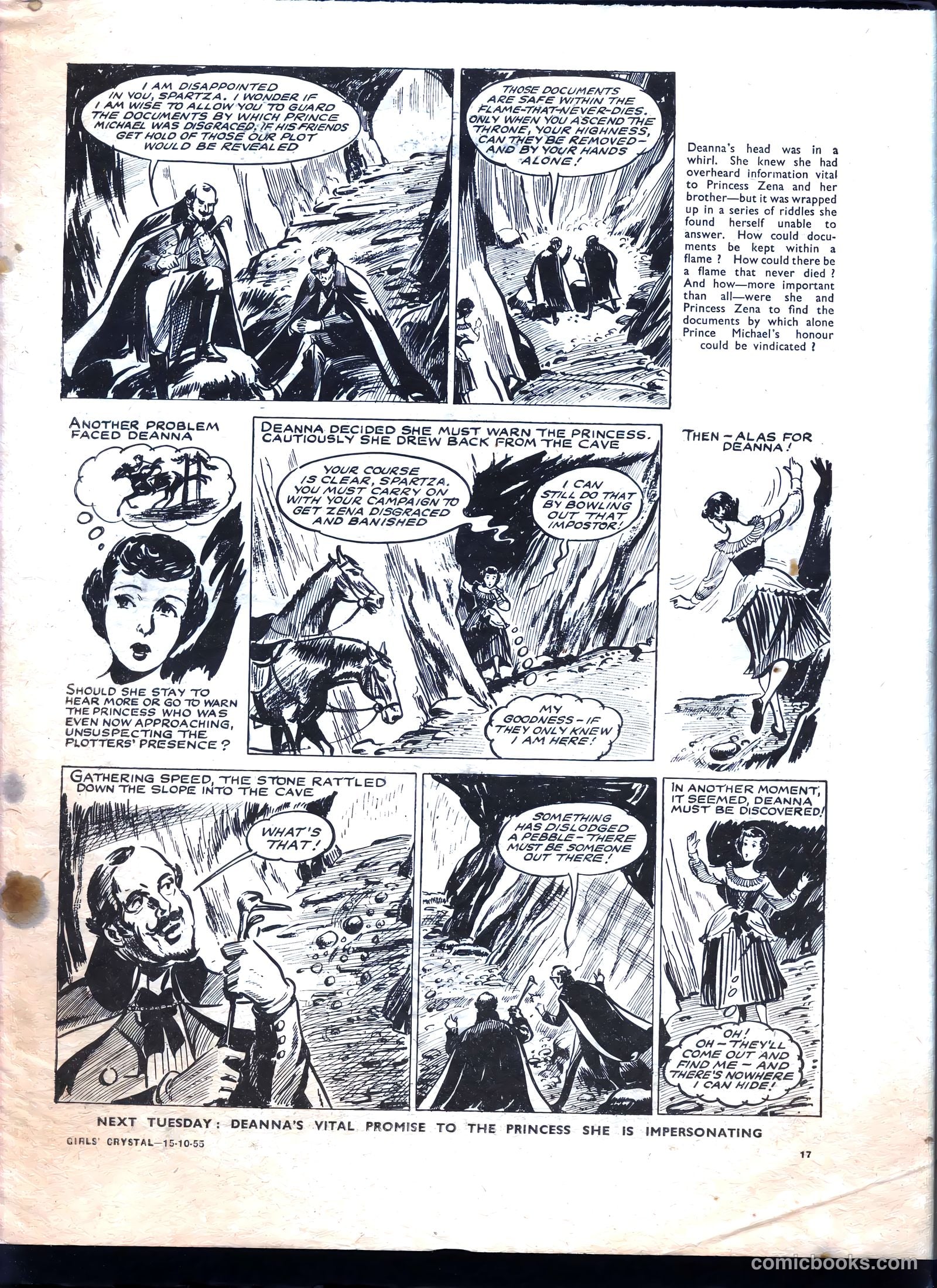 Girls' Crystal #1043 (1955) — page 17 of 20