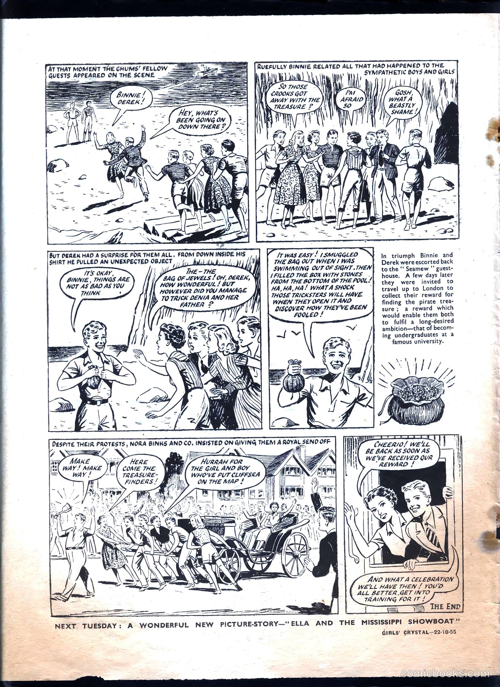Girls' Crystal #1044 (1955) — page 6 of 20