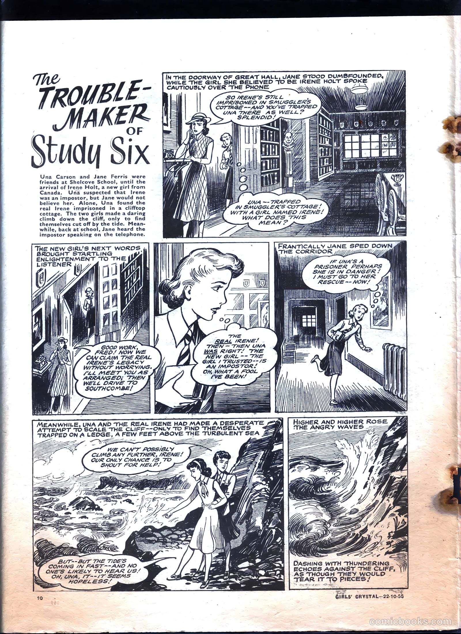 Girls' Crystal #1044 (1955) — page 10 of 20