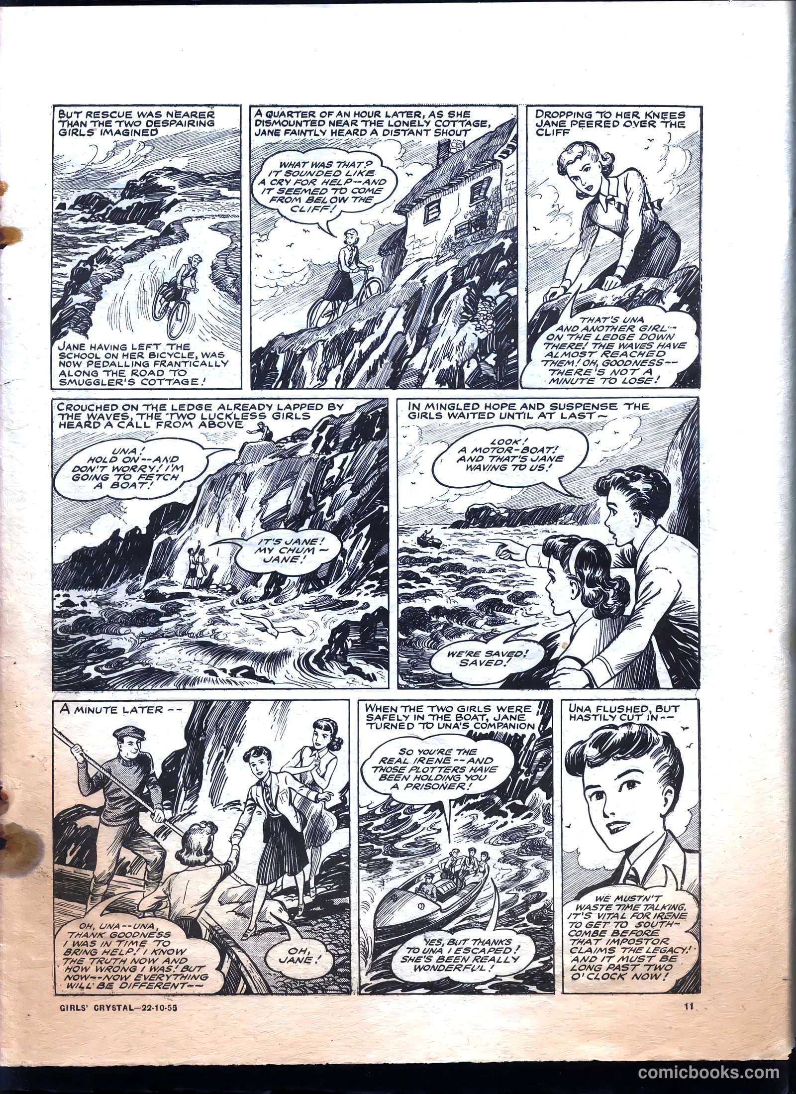 Girls' Crystal #1044 (1955) — page 11 of 20