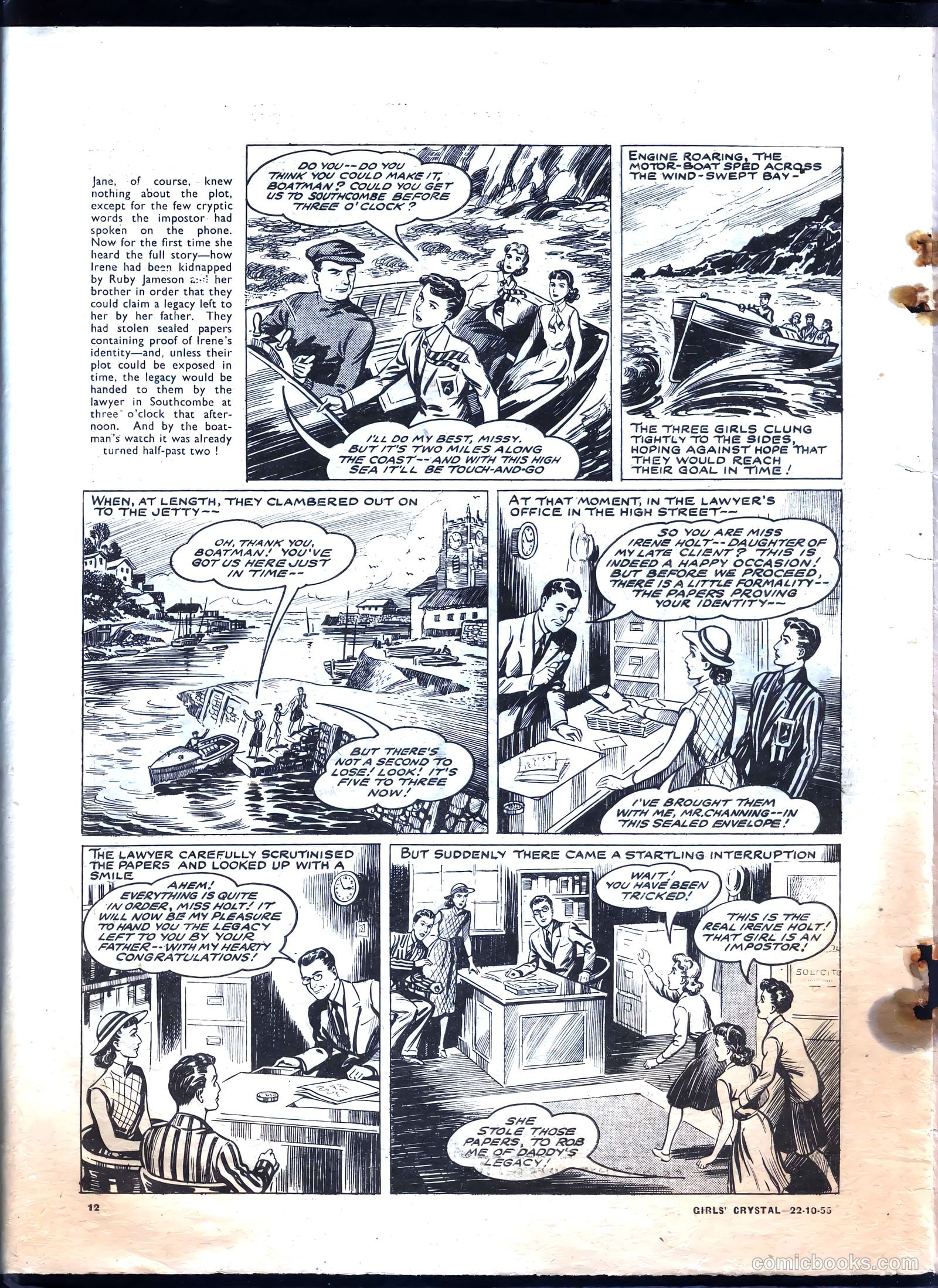 Girls' Crystal #1044 (1955) — page 12 of 20