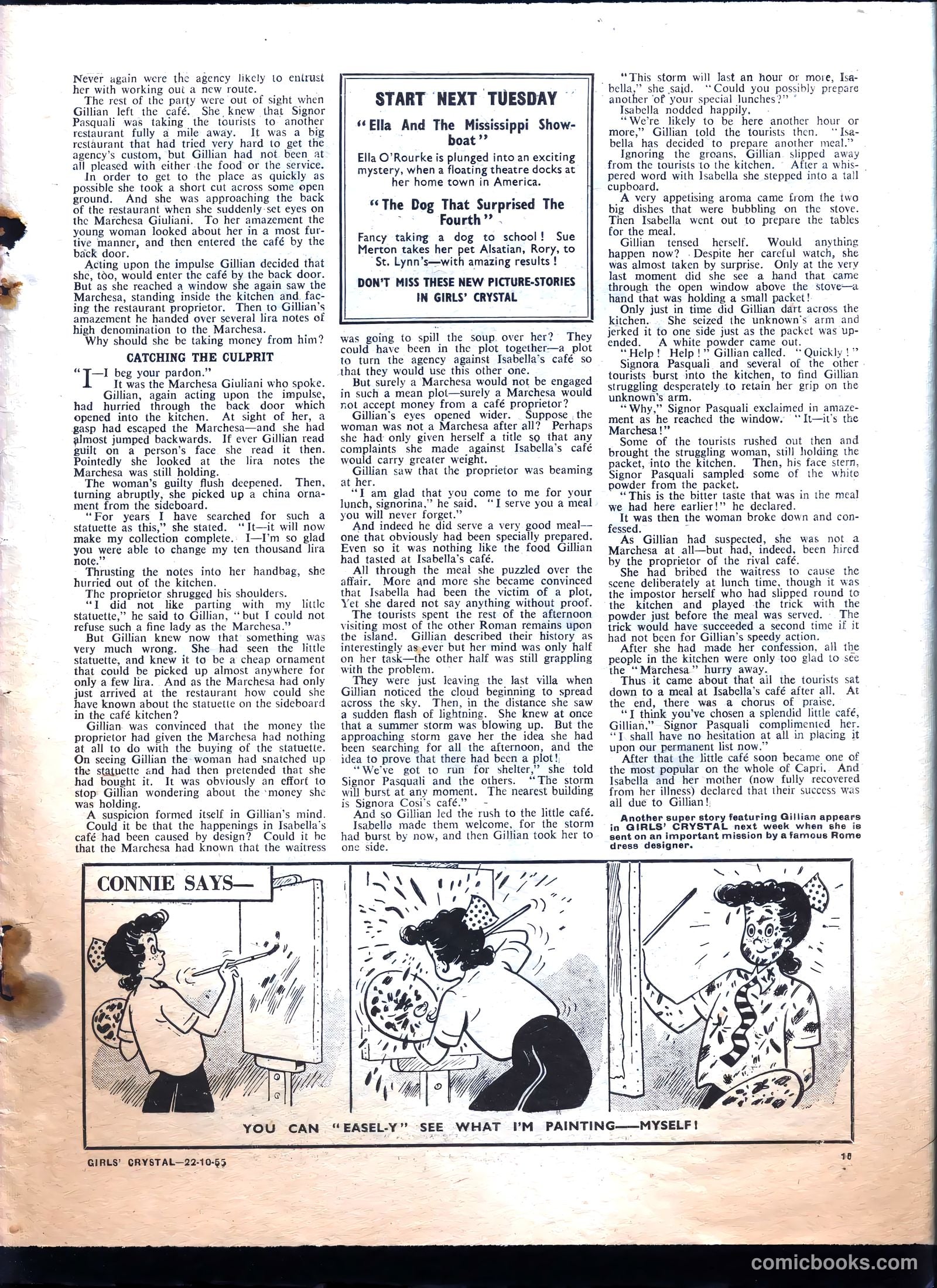 Girls' Crystal #1044 (1955) — page 15 of 20
