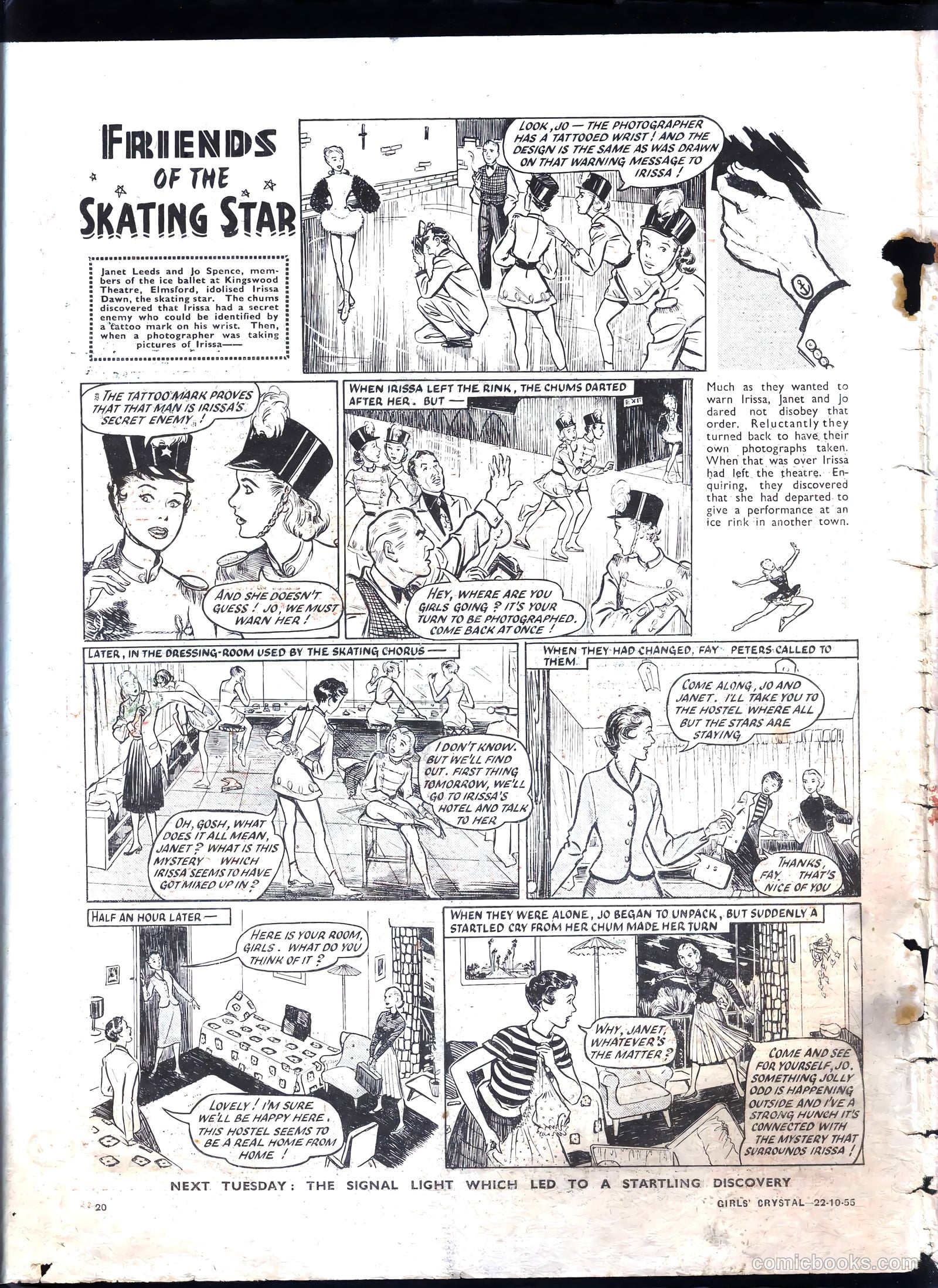 Girls' Crystal #1044 (1955) — page 20 of 20