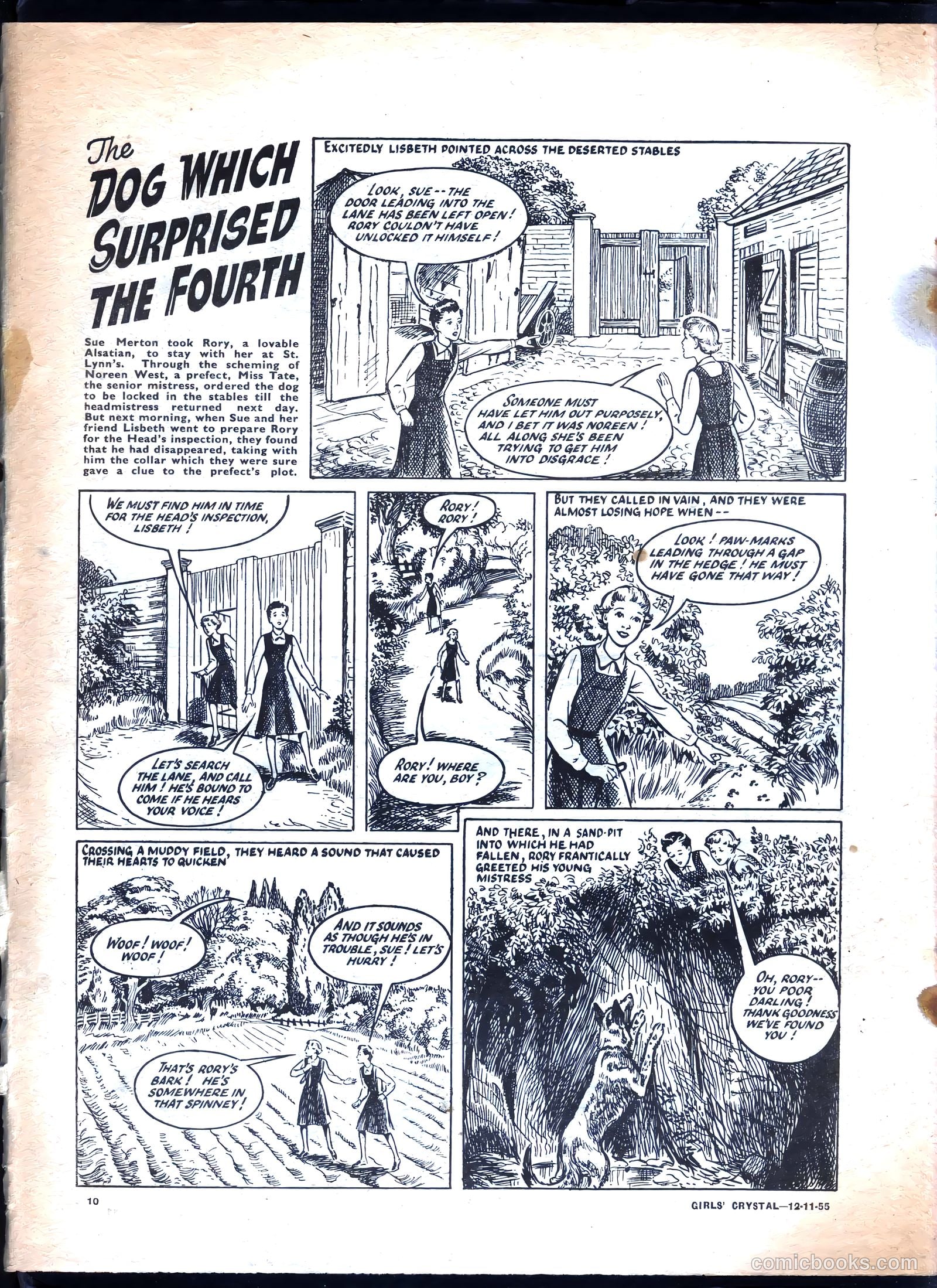 Girls' Crystal #1047 (1955) — page 10 of 20