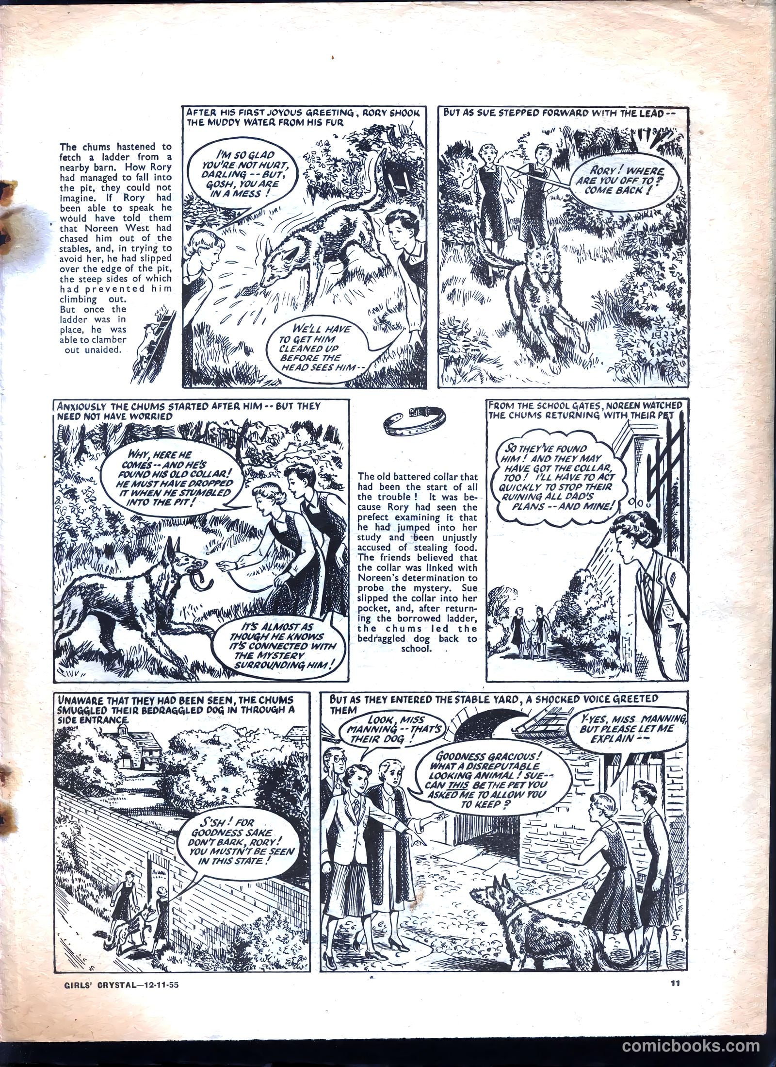 Girls' Crystal #1047 (1955) — page 11 of 20