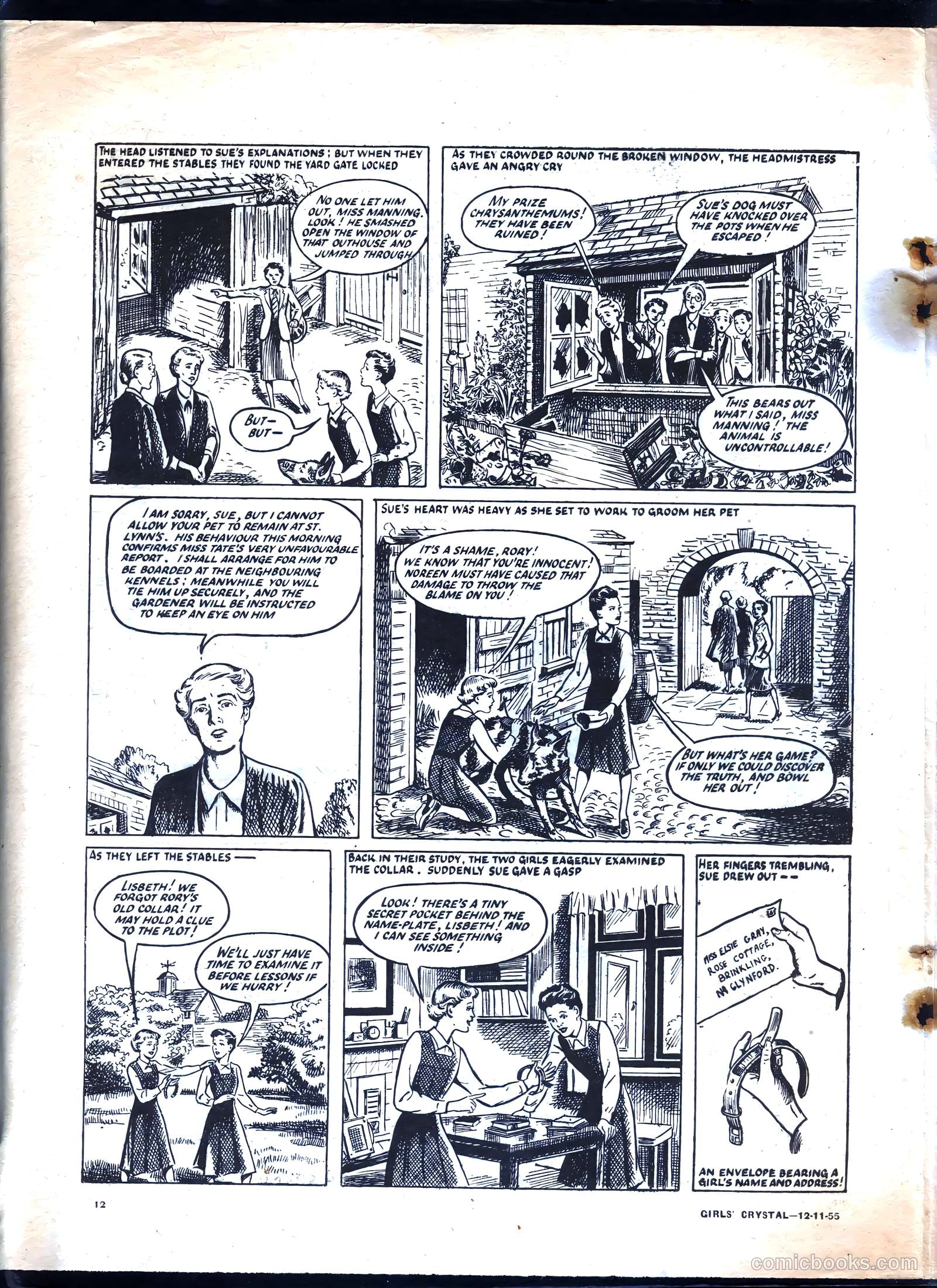 Girls' Crystal #1047 (1955) — page 12 of 20