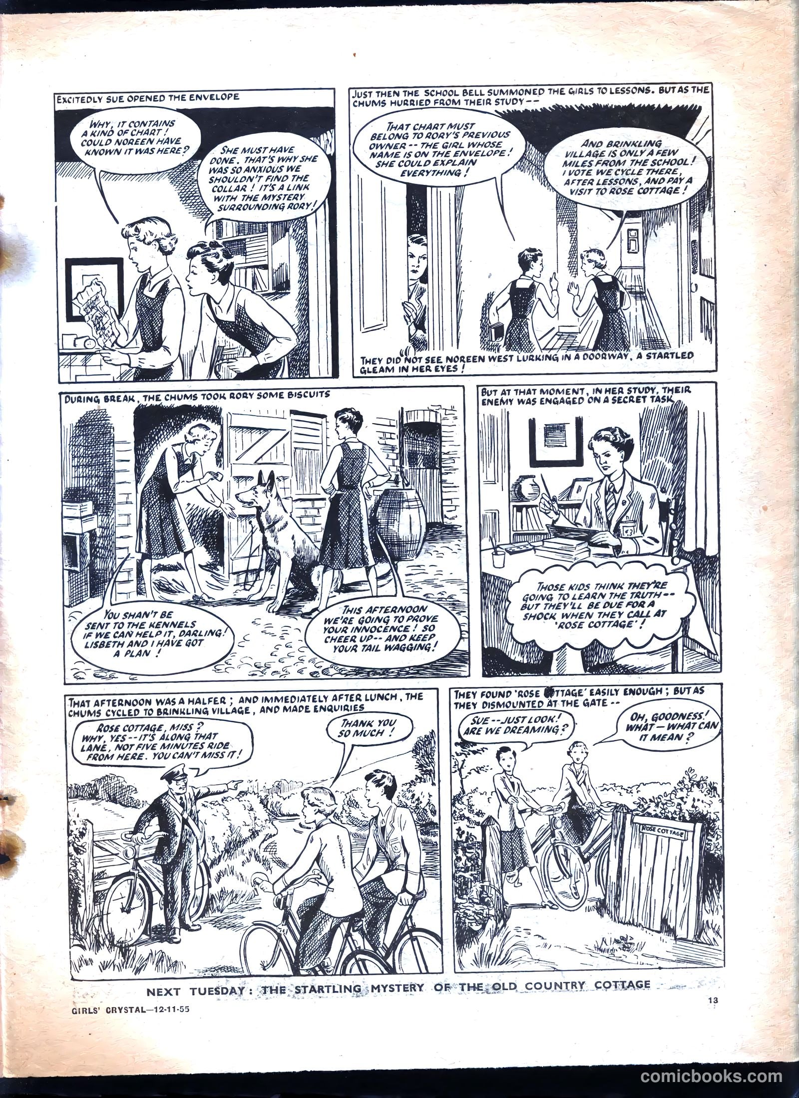 Girls' Crystal #1047 (1955) — page 13 of 20