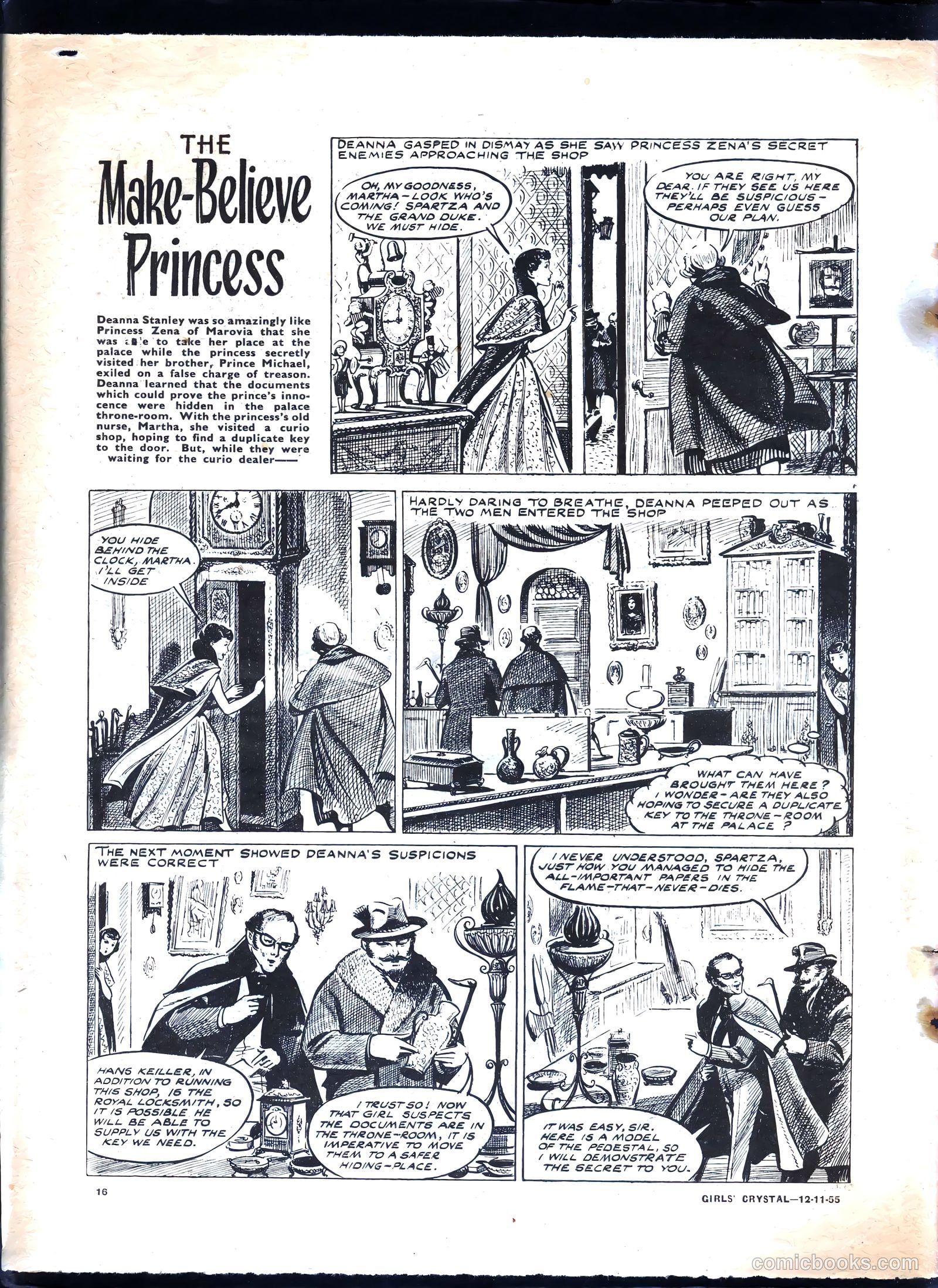 Girls' Crystal #1047 (1955) — page 16 of 20