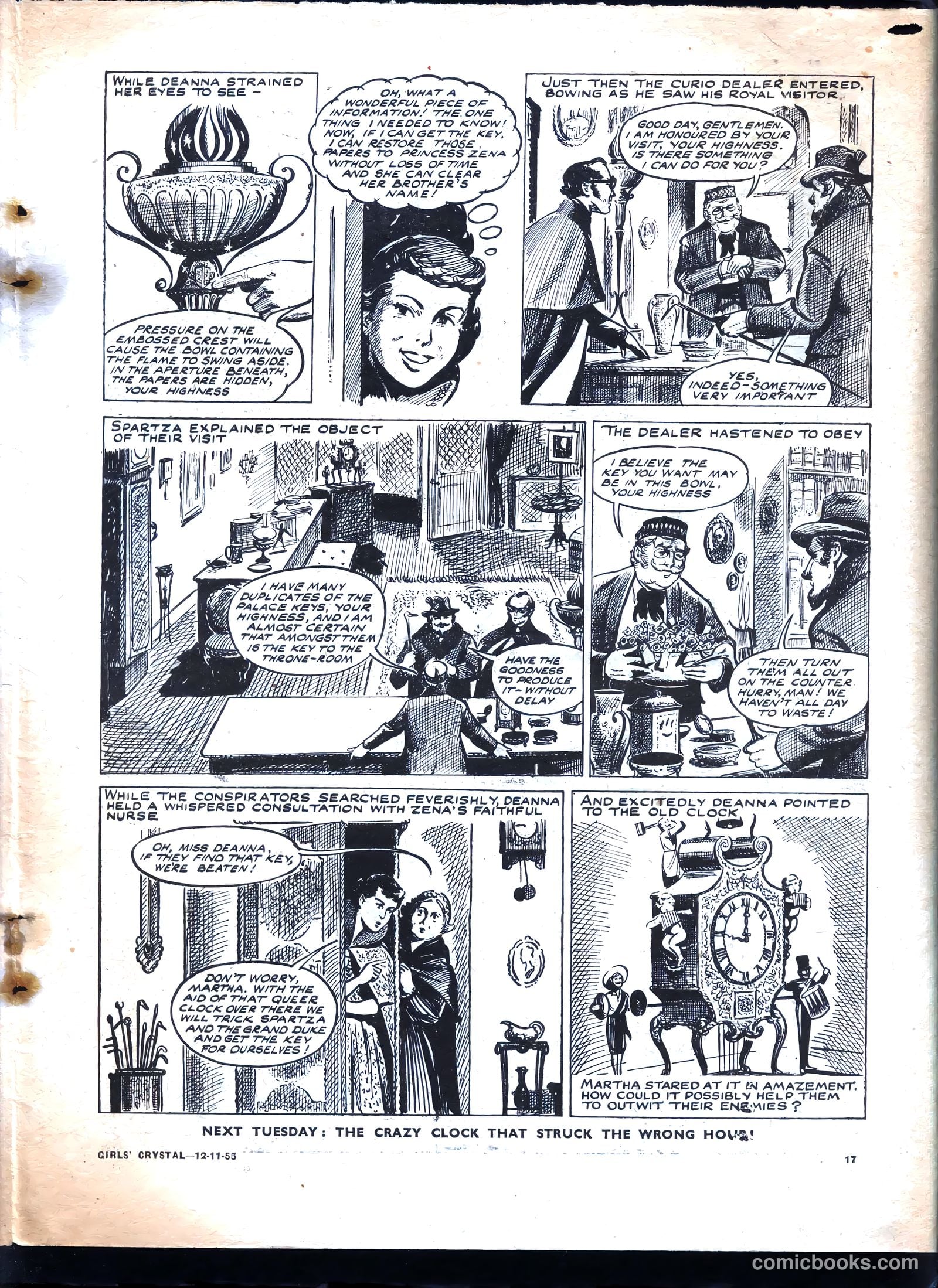 Girls' Crystal #1047 (1955) — page 17 of 20