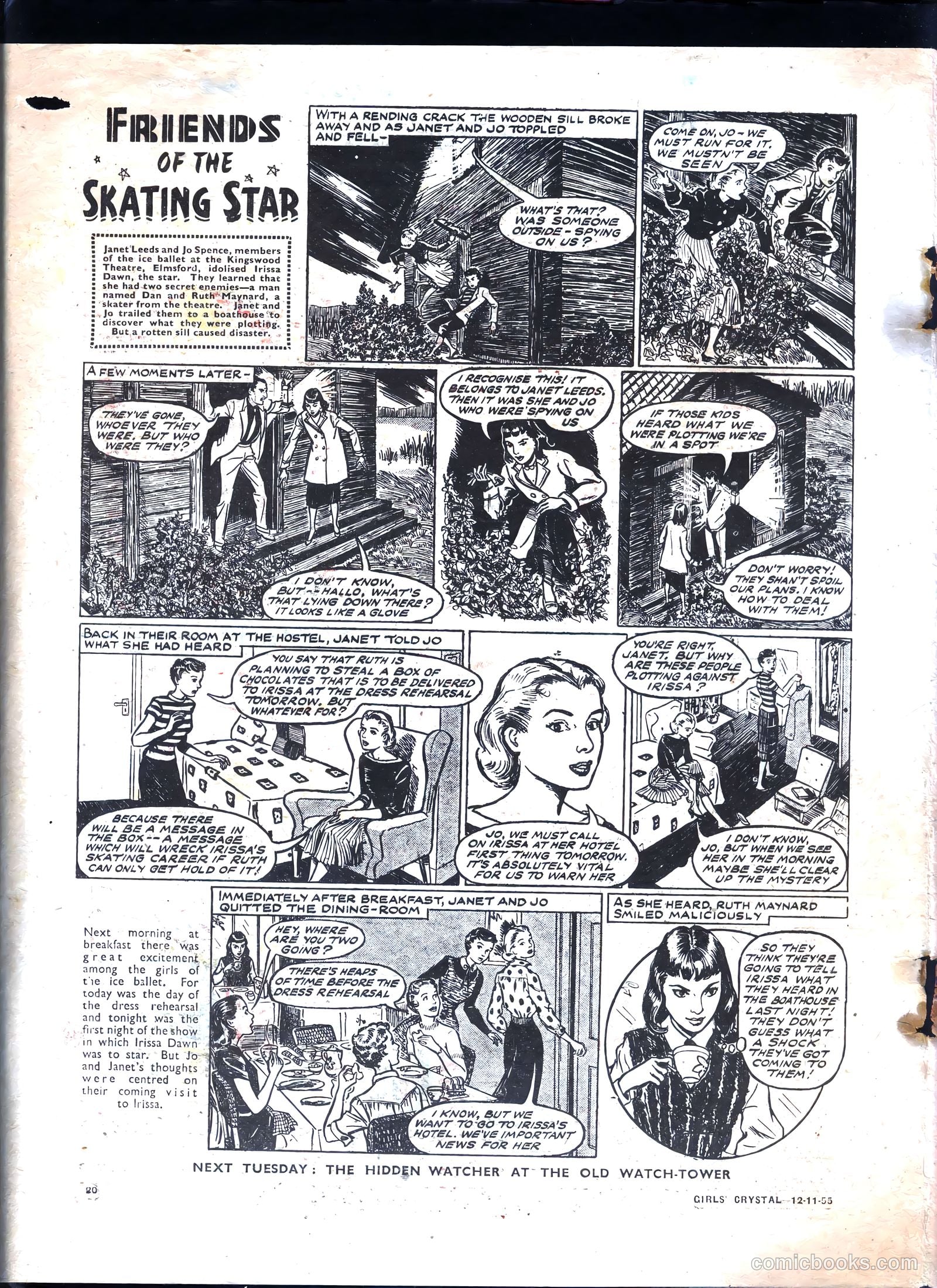 Girls' Crystal #1047 (1955) — page 20 of 20