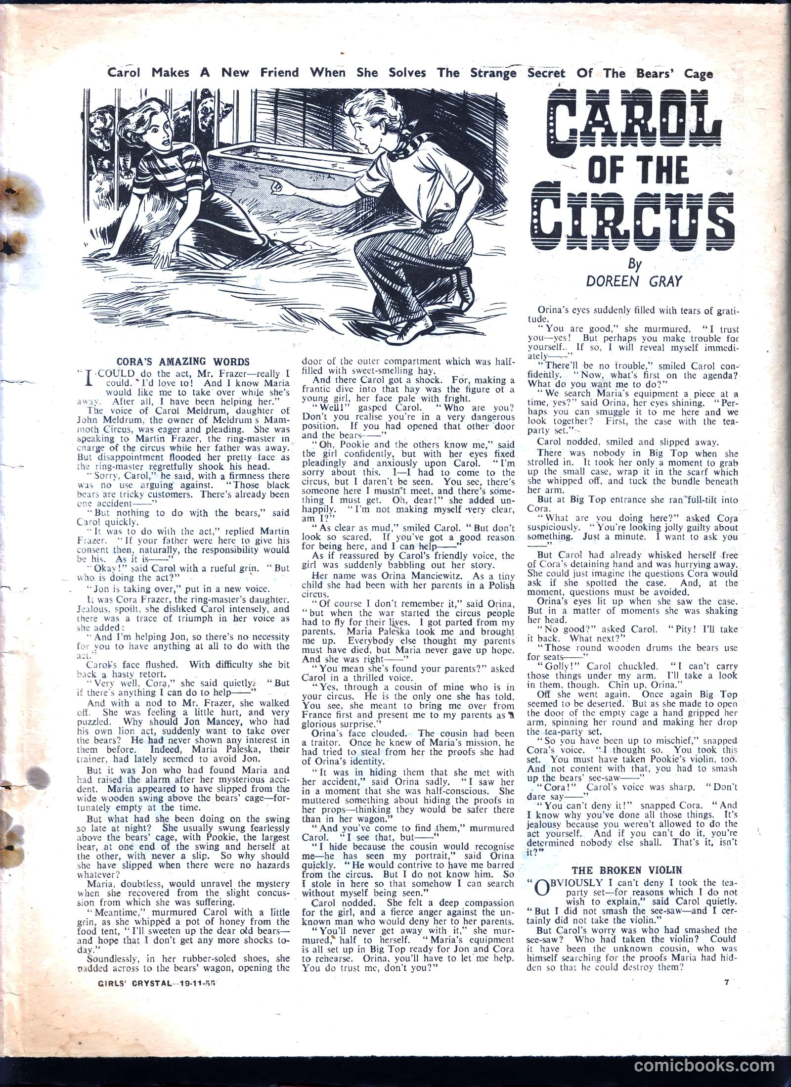 Girls' Crystal #1048 (1955) — page 7 of 20