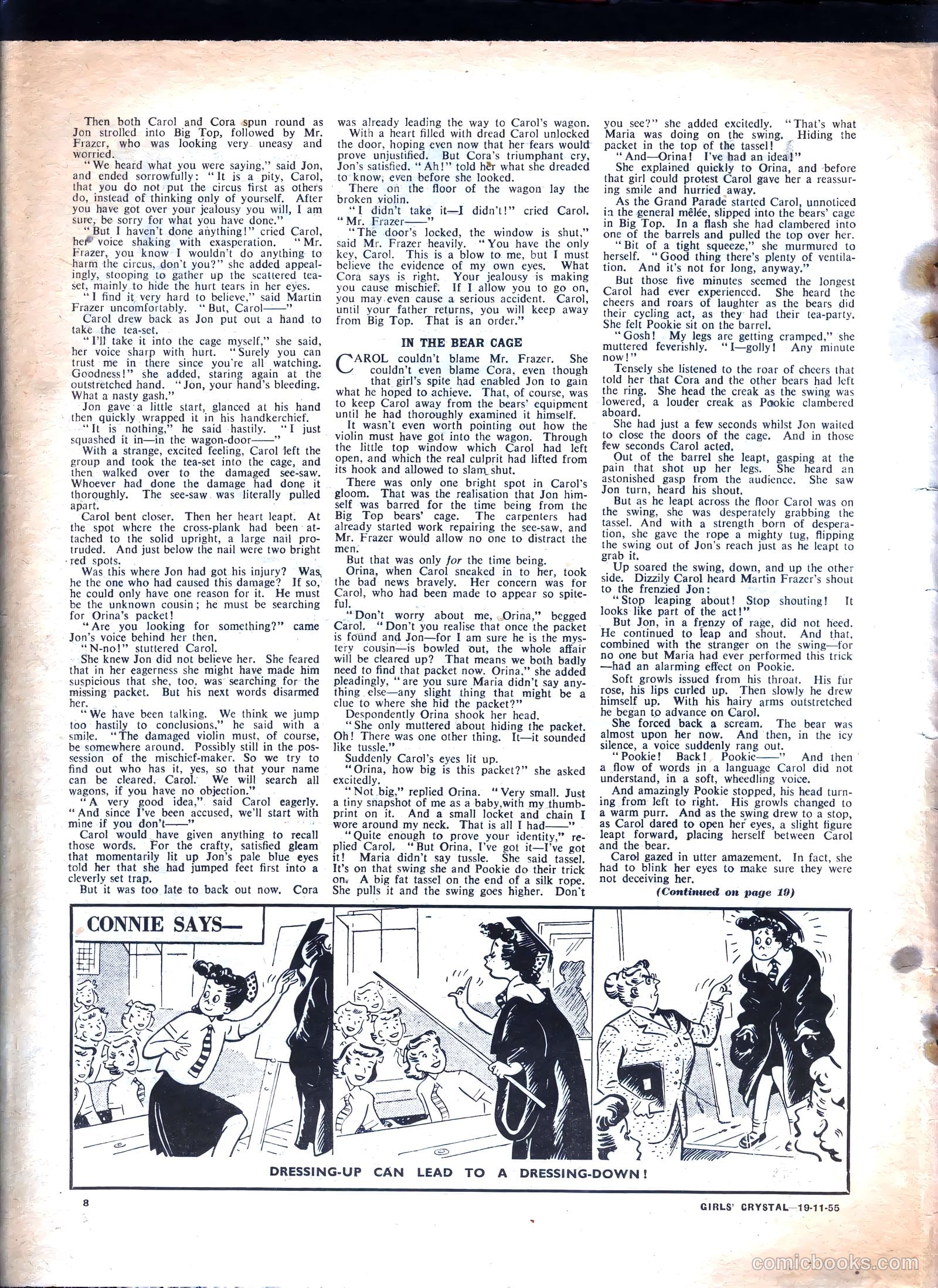Girls' Crystal #1048 (1955) — page 8 of 20