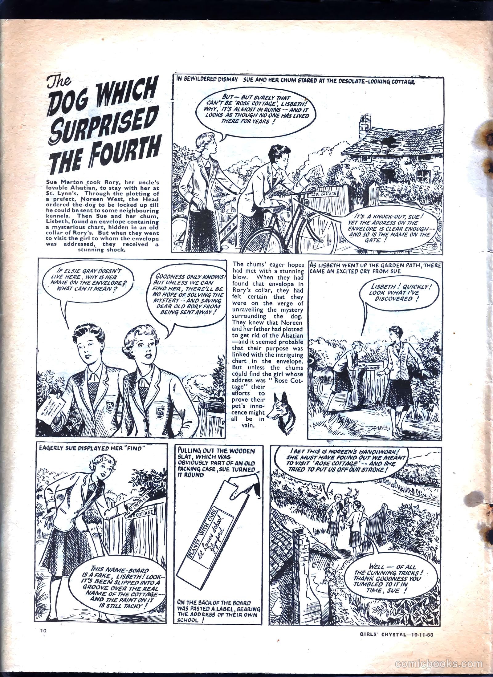 Girls' Crystal #1048 (1955) — page 10 of 20