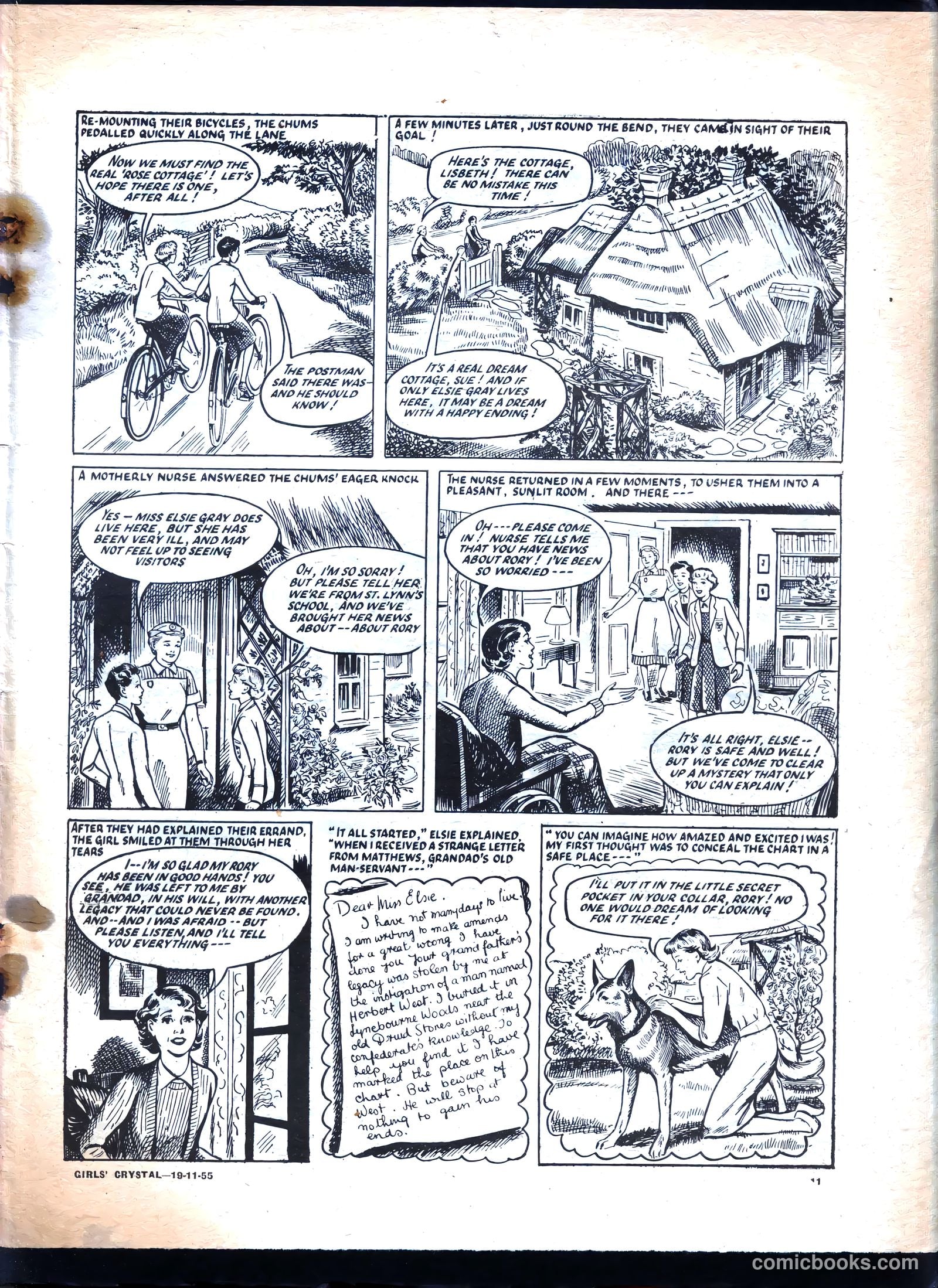 Girls' Crystal #1048 (1955) — page 11 of 20