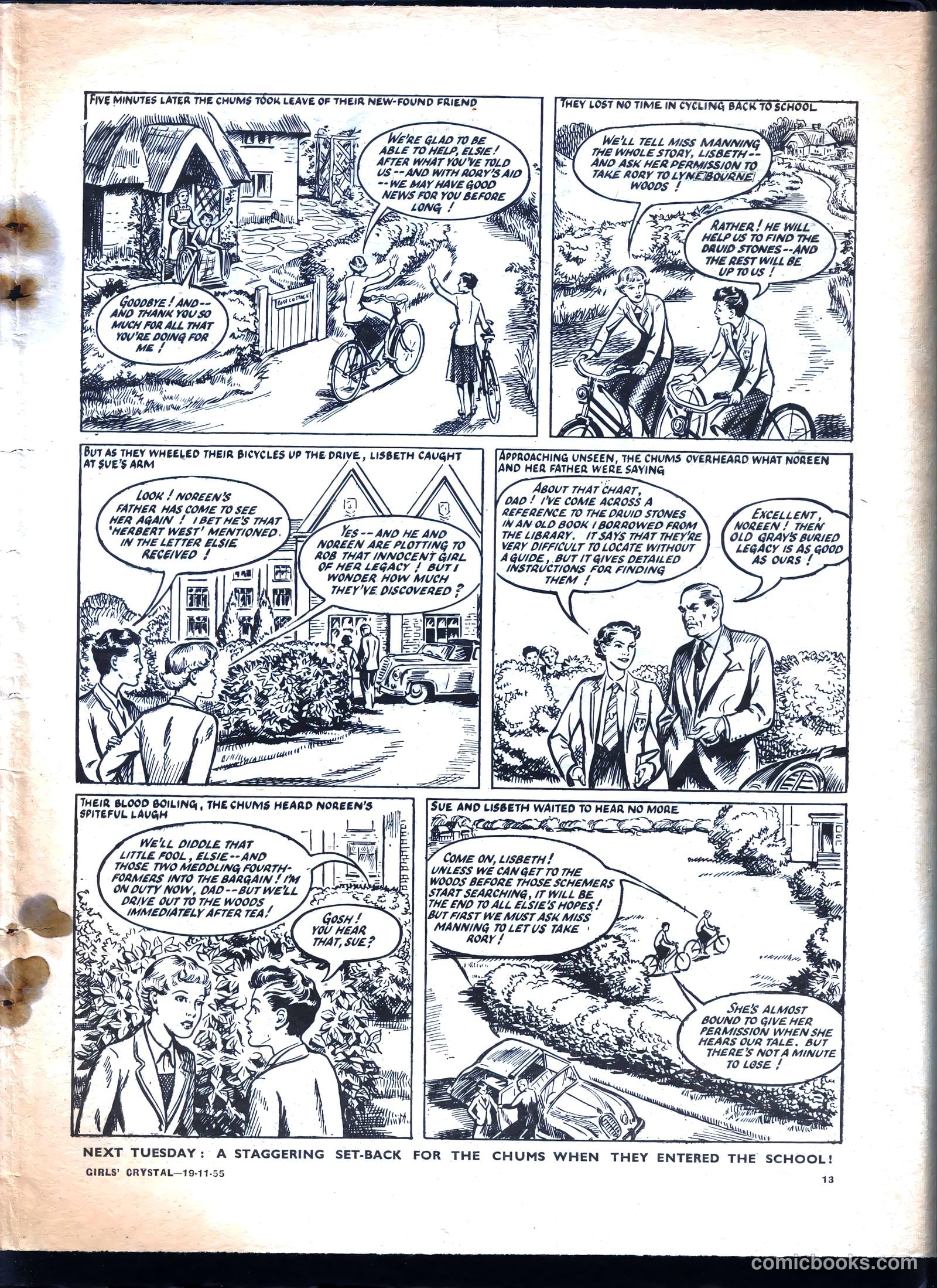 Girls' Crystal #1048 (1955) — page 13 of 20