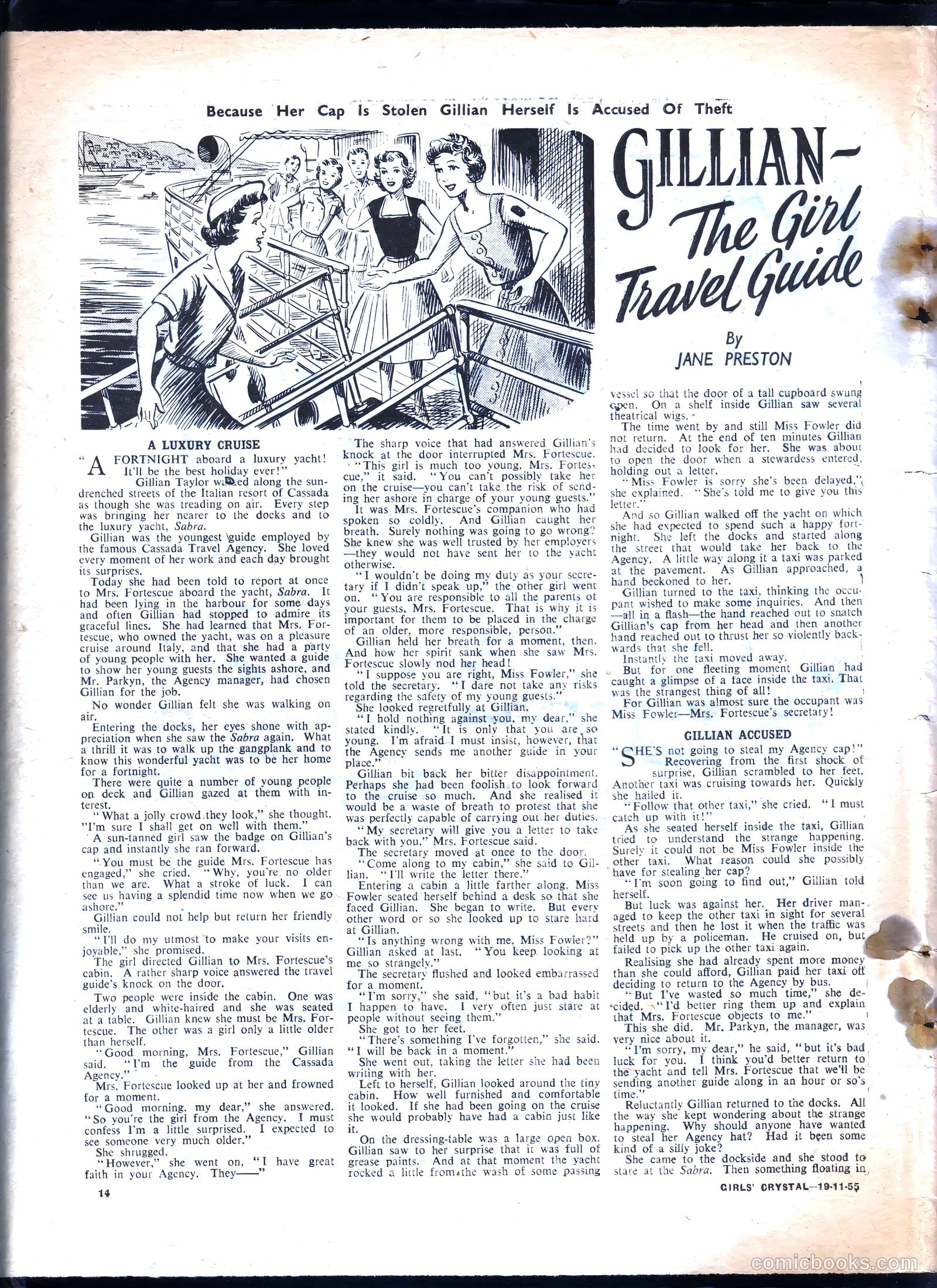 Girls' Crystal #1048 (1955) — page 14 of 20