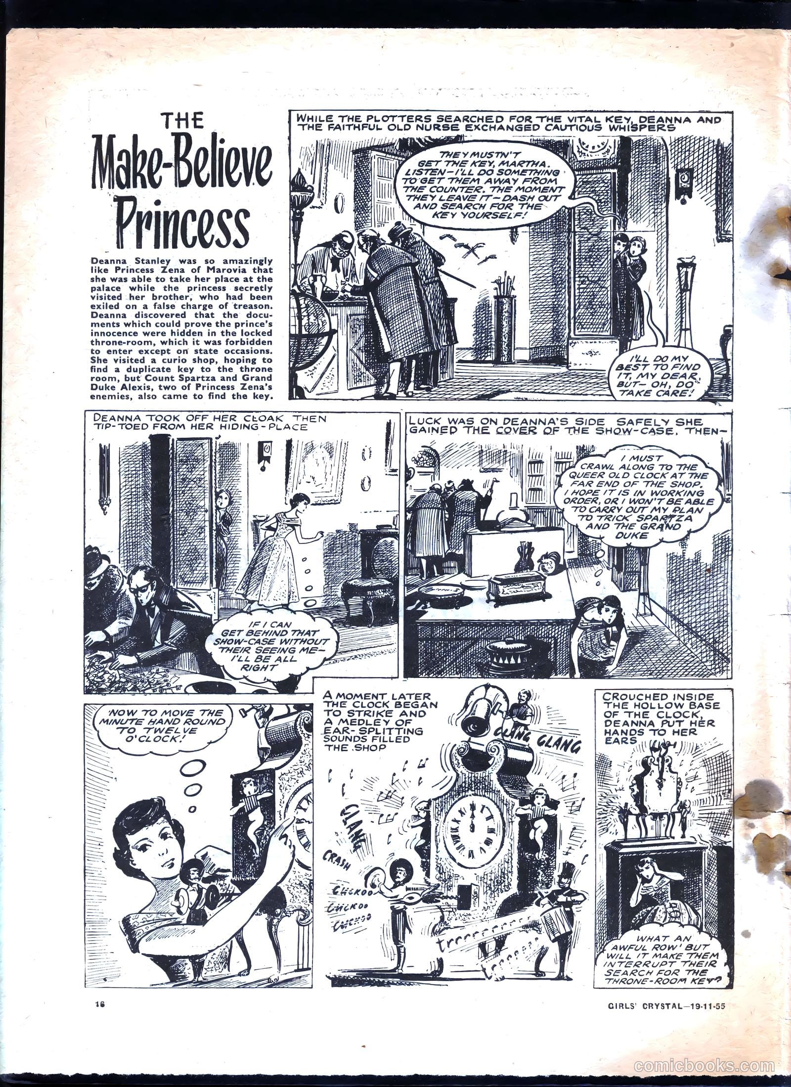 Girls' Crystal #1048 (1955) — page 16 of 20