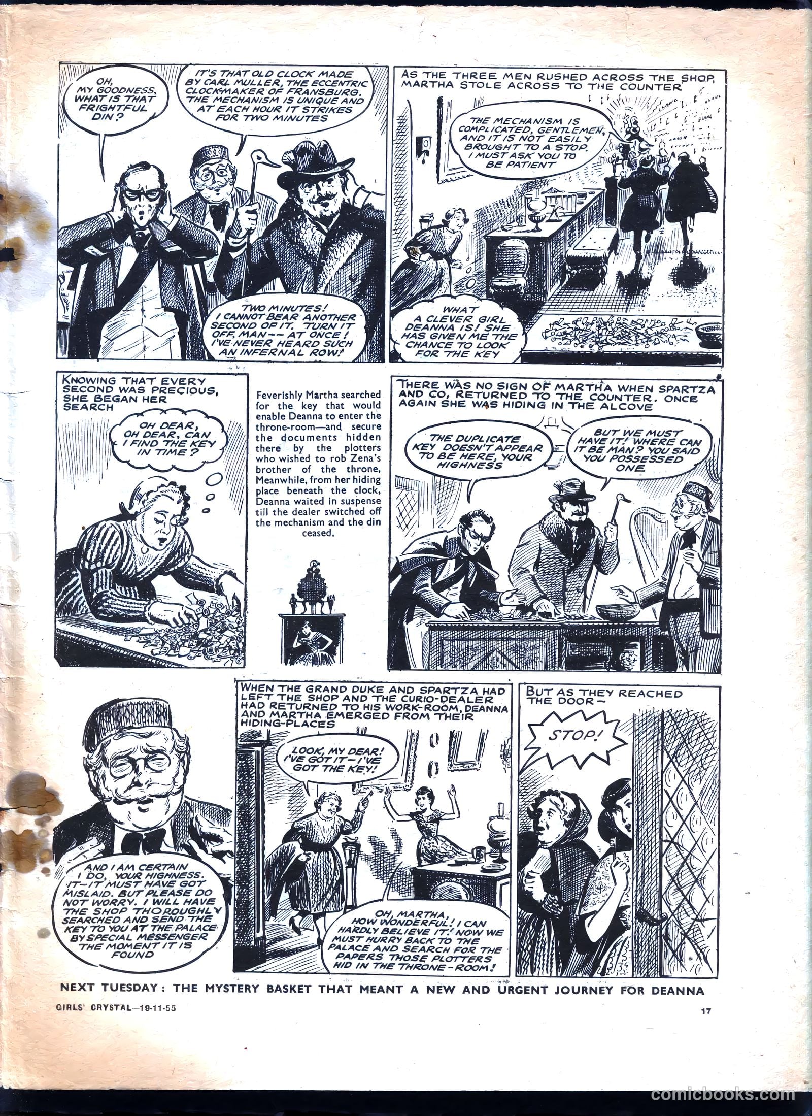 Girls' Crystal #1048 (1955) — page 17 of 20