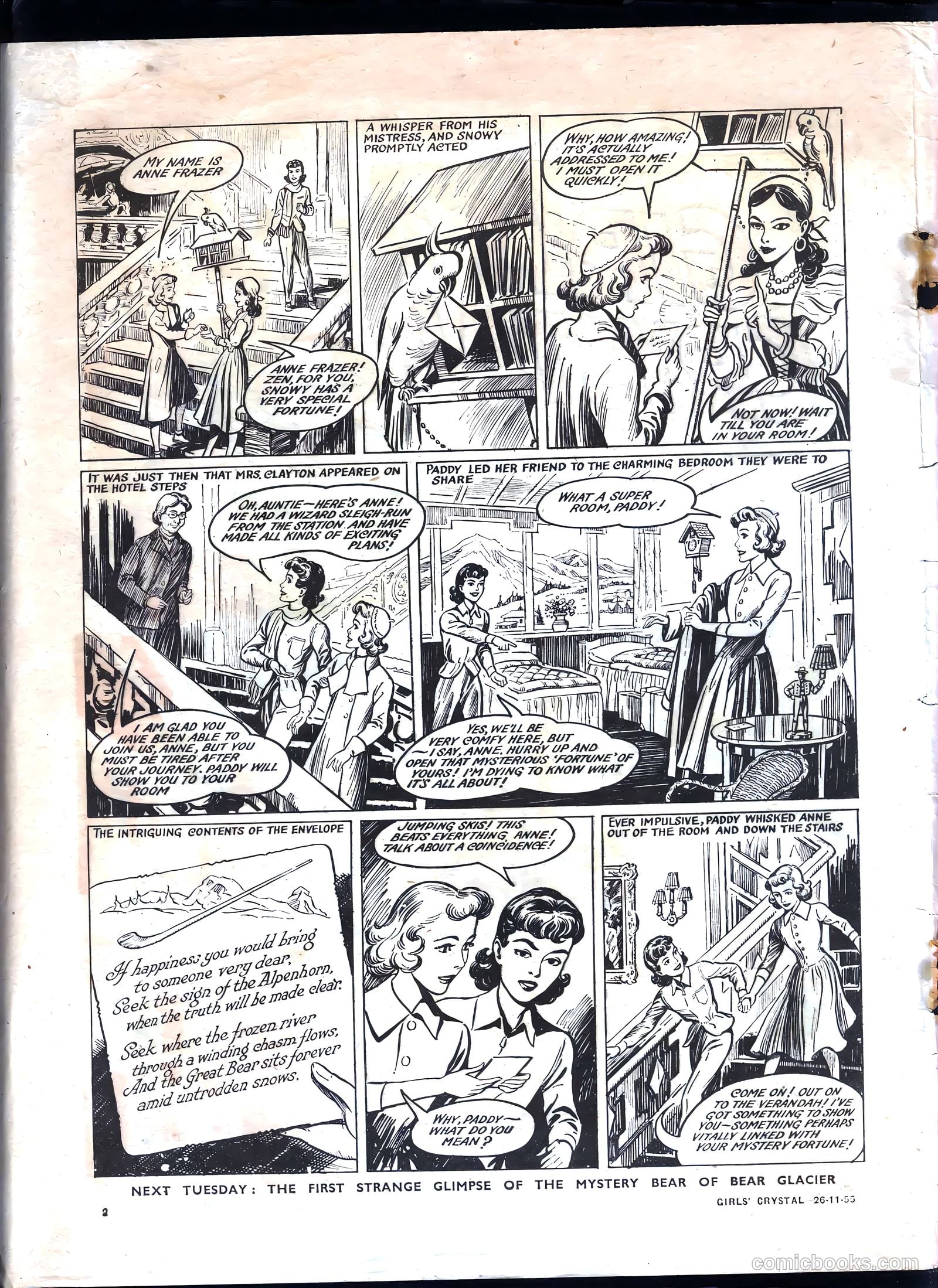 Girls' Crystal #1049 (1955) — page 2 of 20