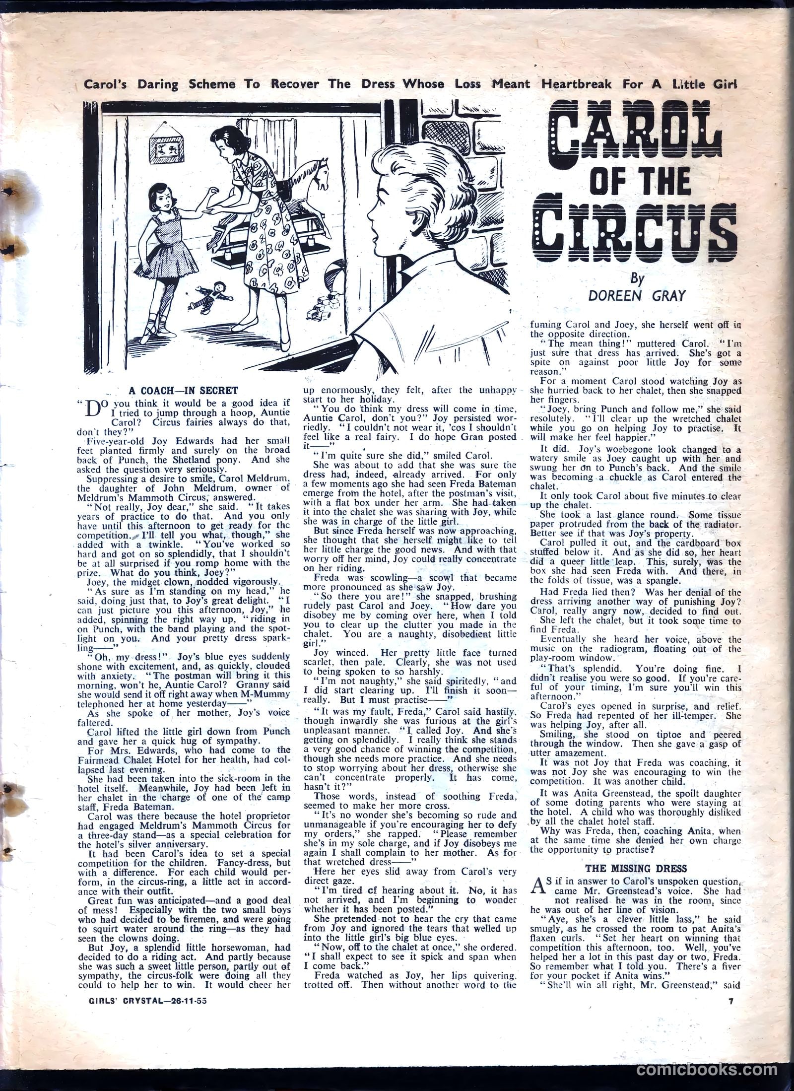 Girls' Crystal #1049 (1955) — page 7 of 20