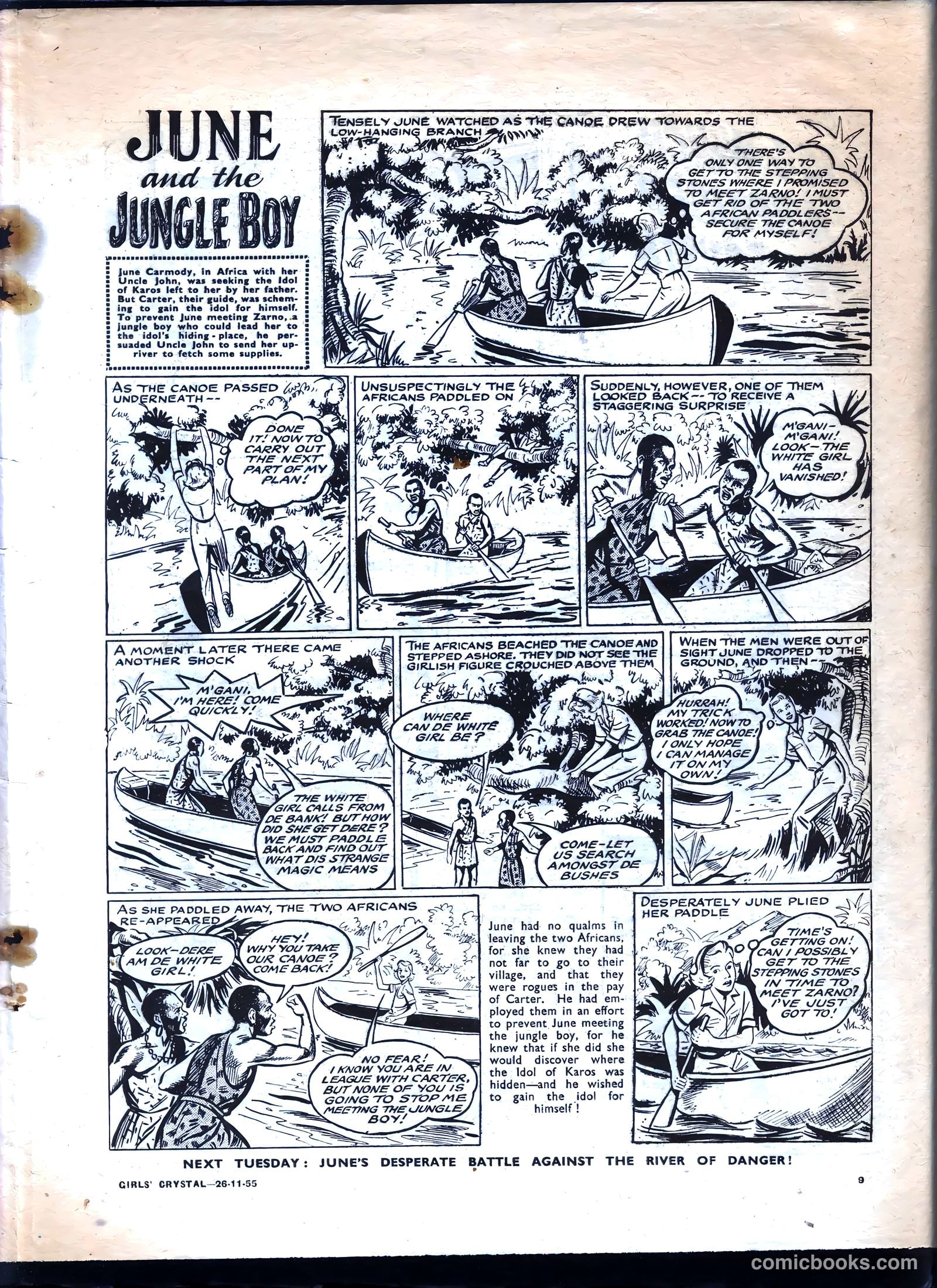 Girls' Crystal #1049 (1955) — page 9 of 20