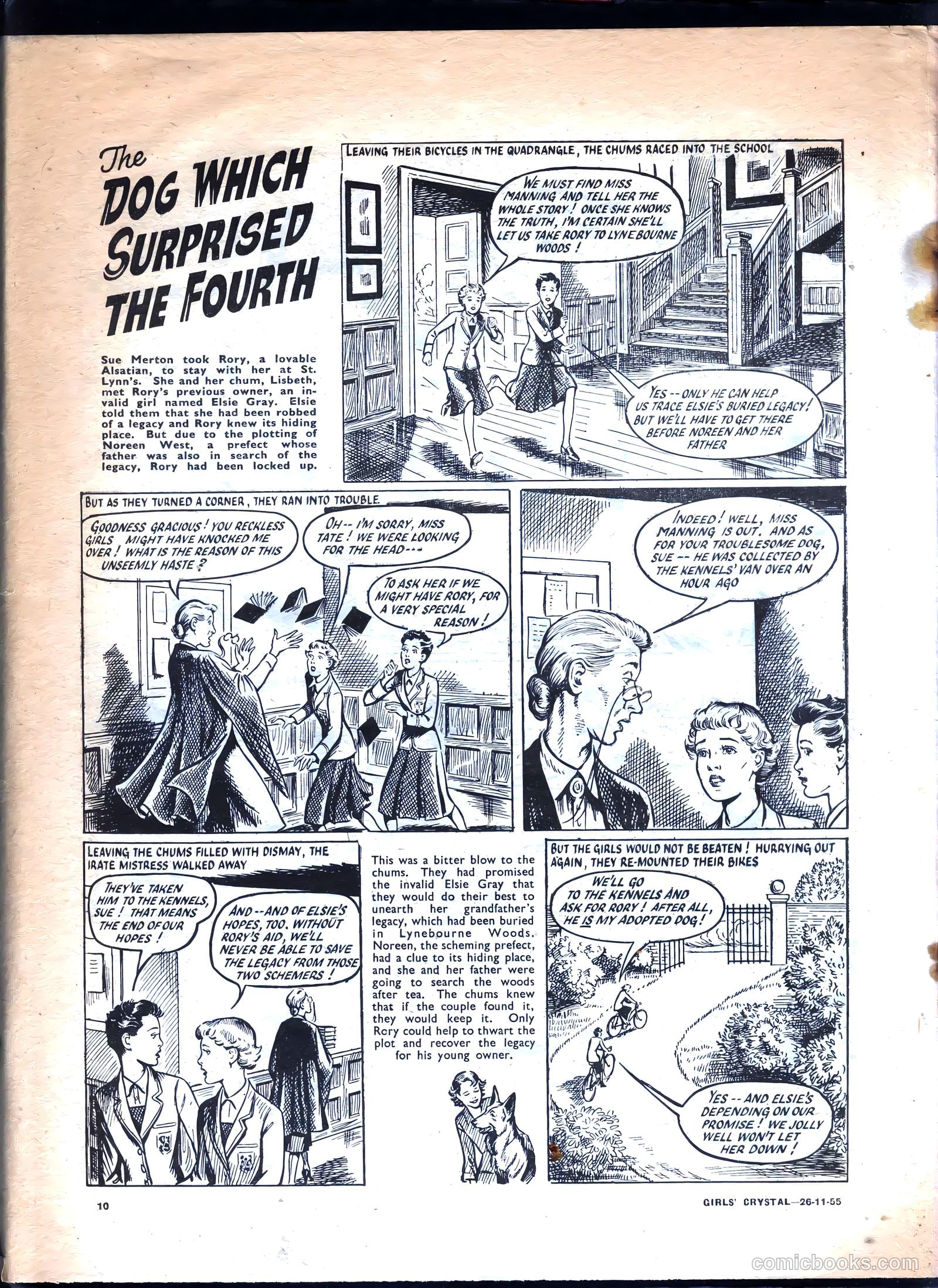 Girls' Crystal #1049 (1955) — page 10 of 20