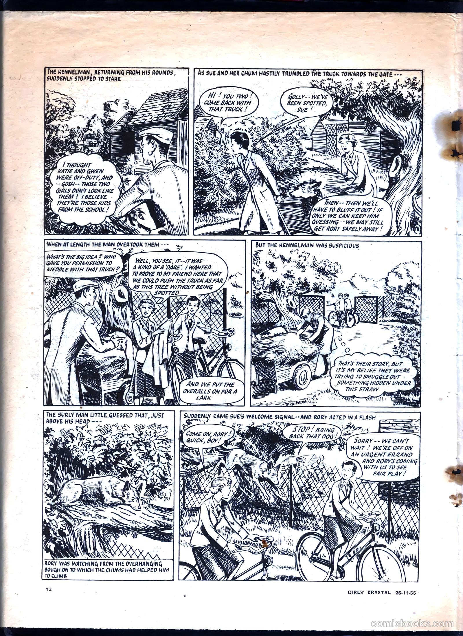 Girls' Crystal #1049 (1955) — page 12 of 20