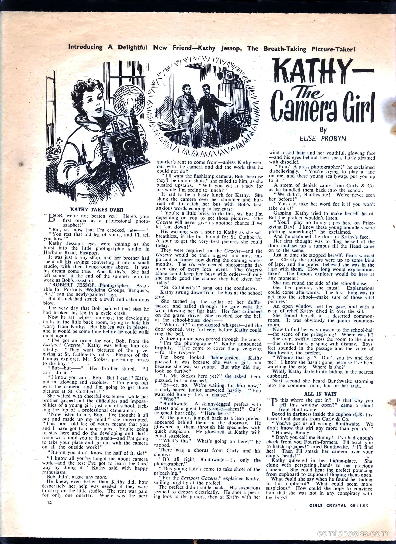 Girls' Crystal #1049 (1955) — page 14 of 20