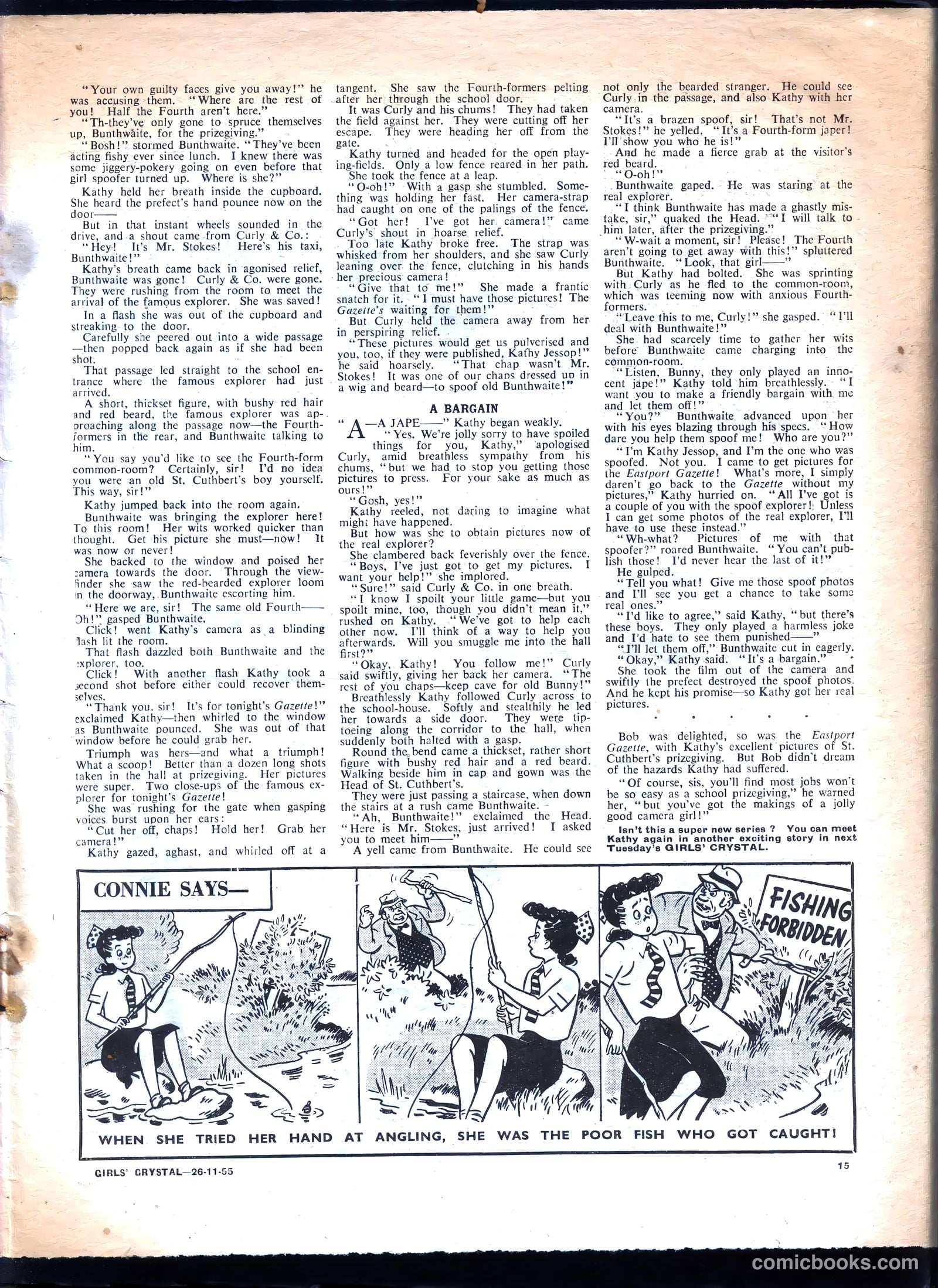 Girls' Crystal #1049 (1955) — page 15 of 20
