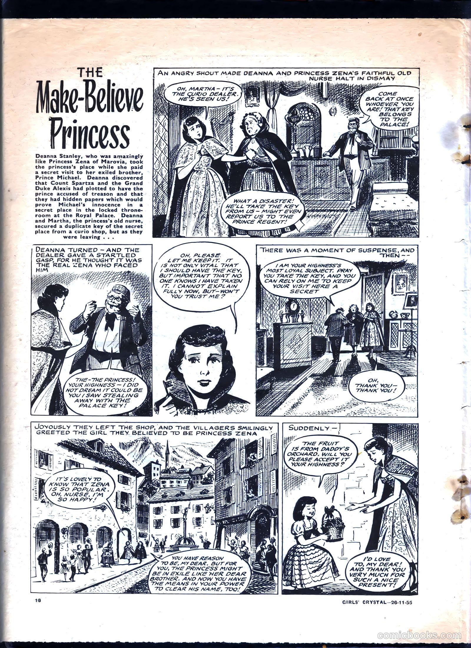 Girls' Crystal #1049 (1955) — page 16 of 20
