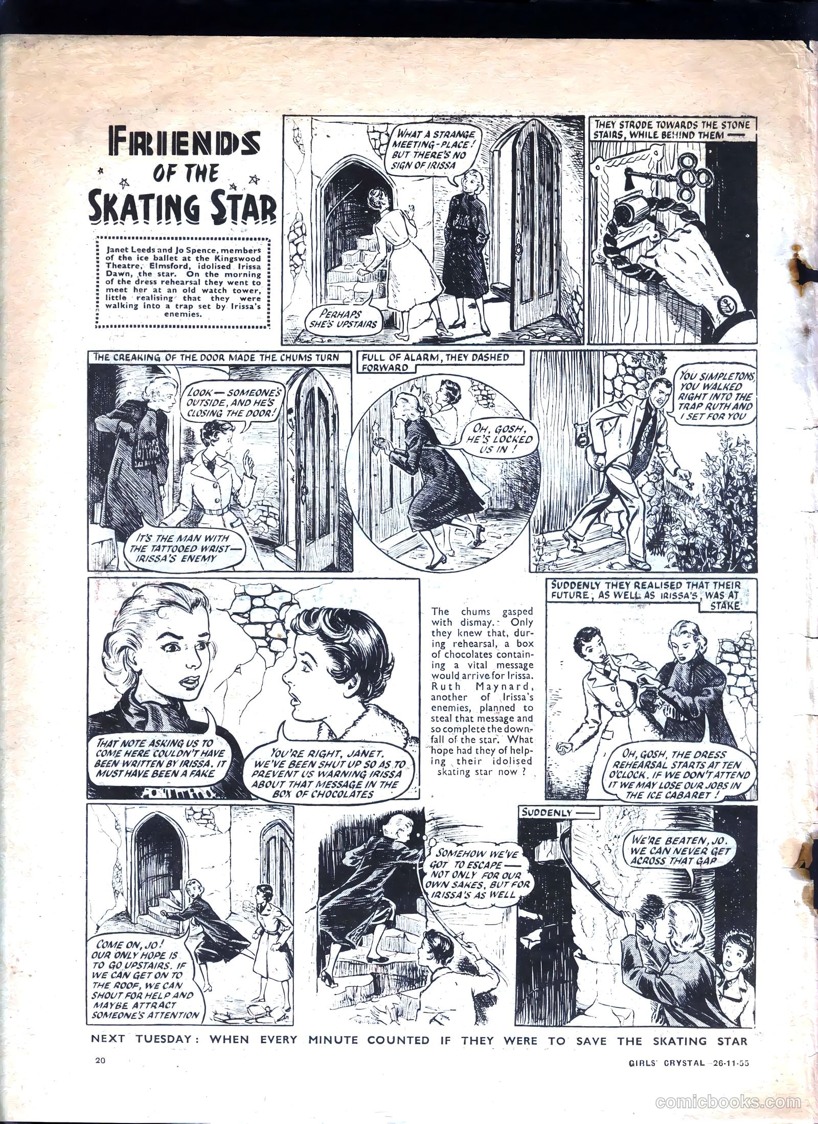Girls' Crystal #1049 (1955) — page 20 of 20